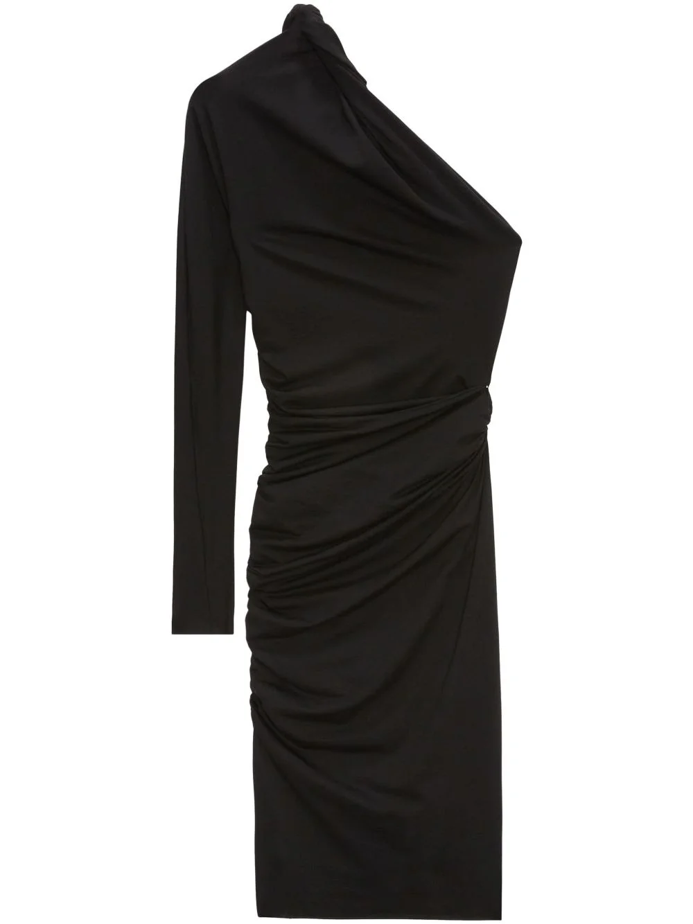 asymmetric midi dress - 1