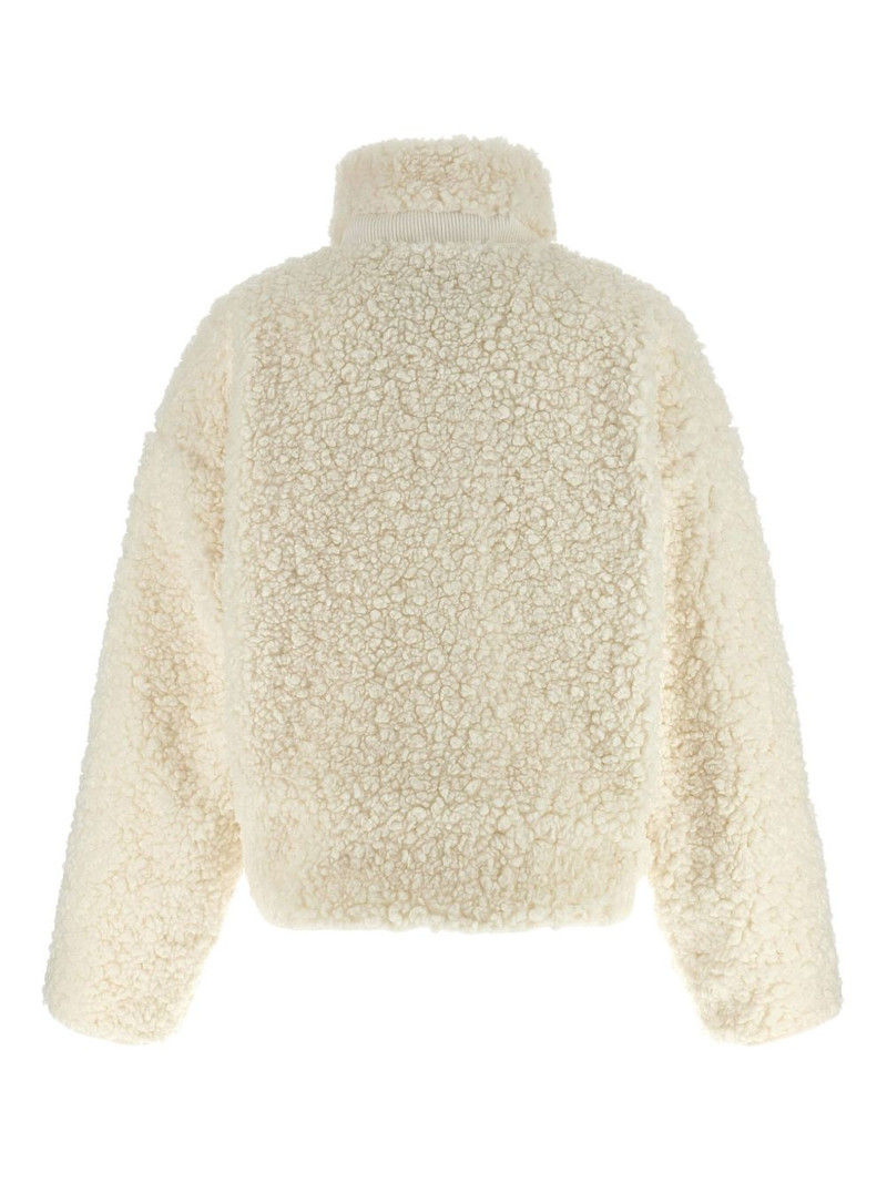 entire studios teddy-texture zip-front jacket outlook