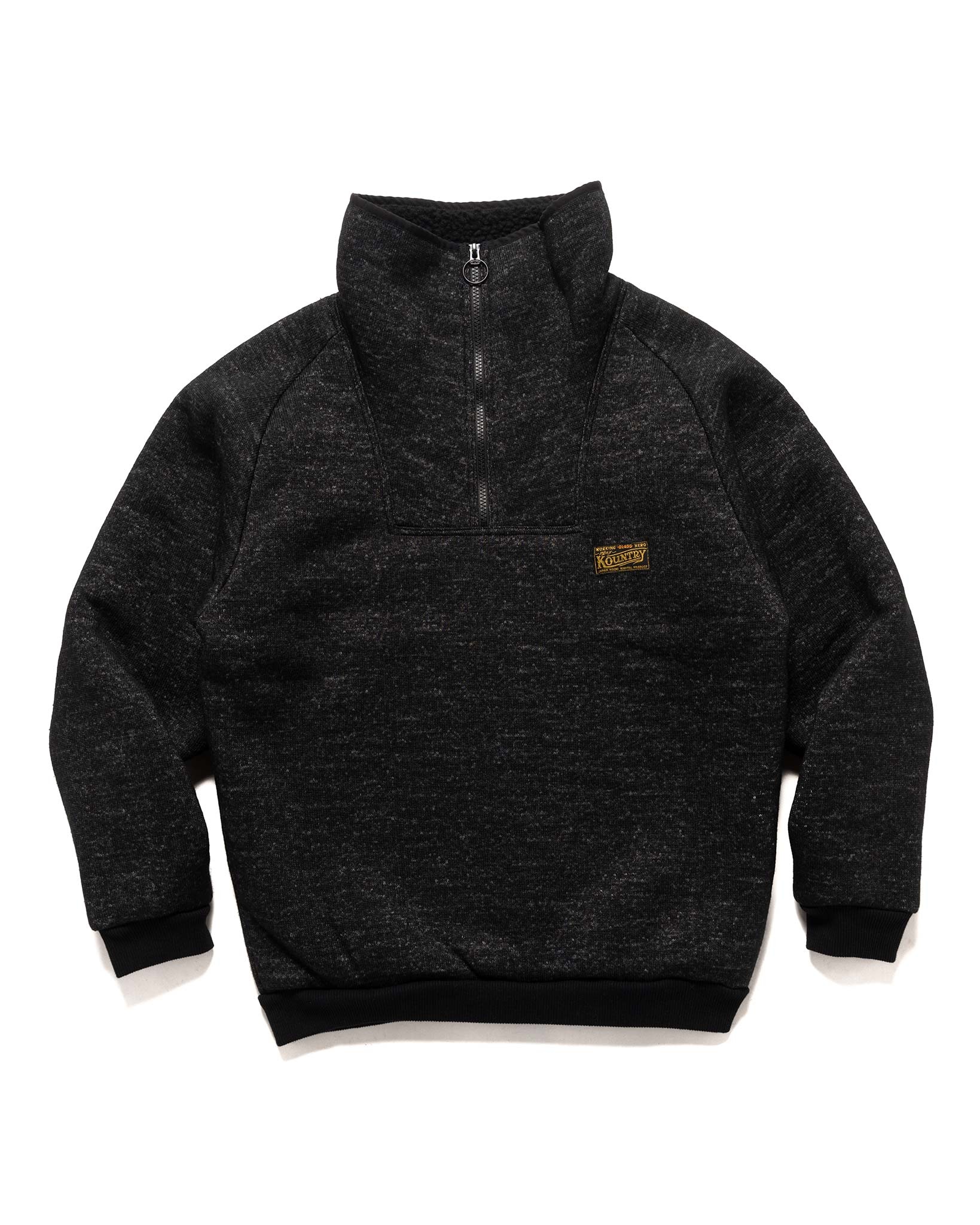 BOA Fleece ZIP Alpine Pull Overall Black - 1