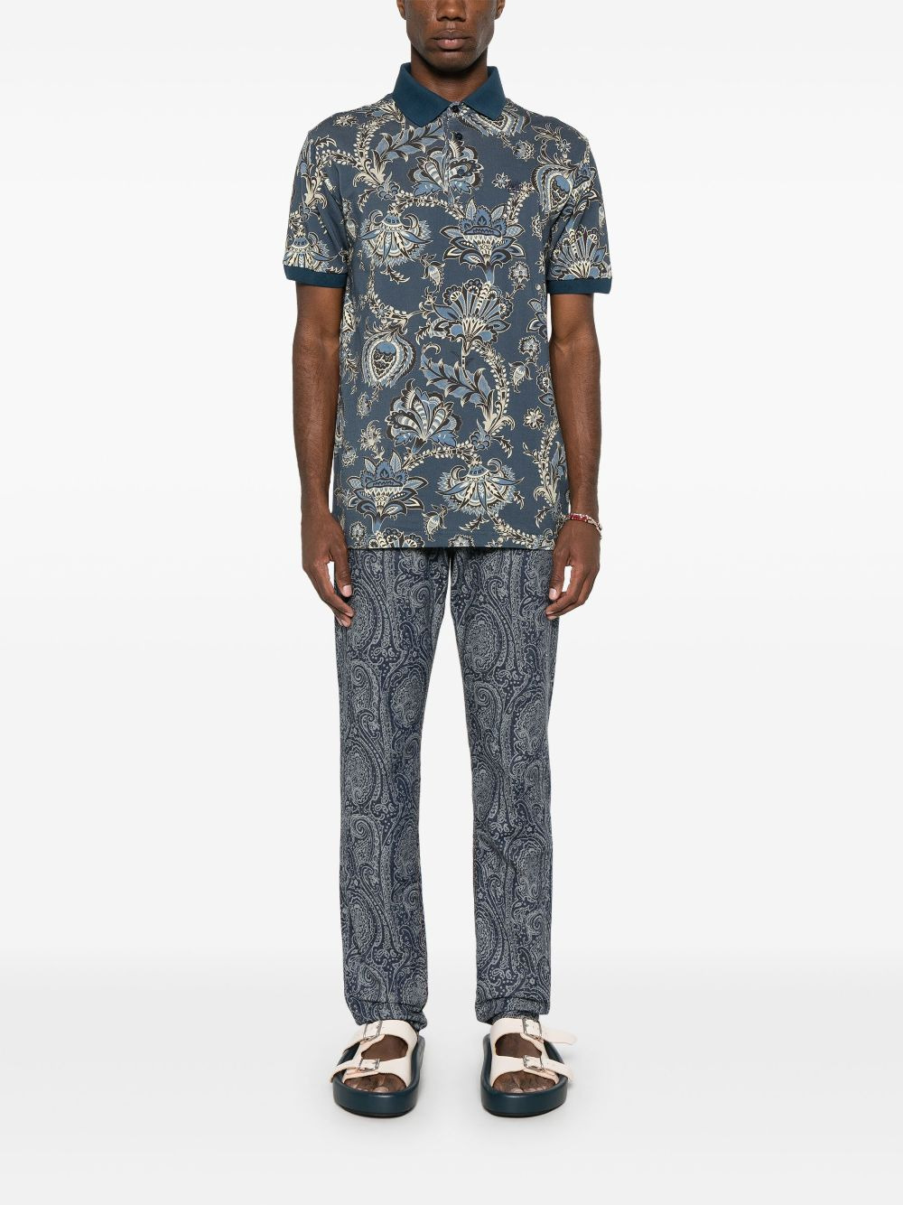 Etro Men Polo With Print - 3
