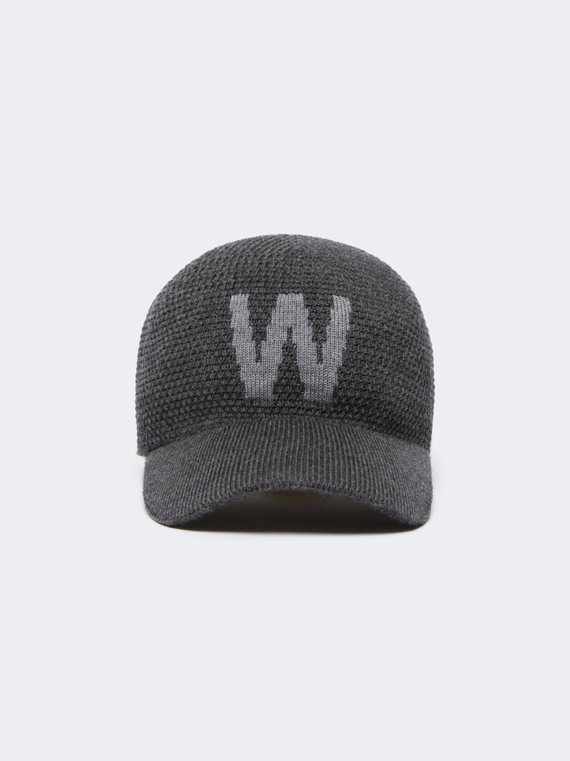 EDITA Wool baseball hat - LIGHT GREY 1