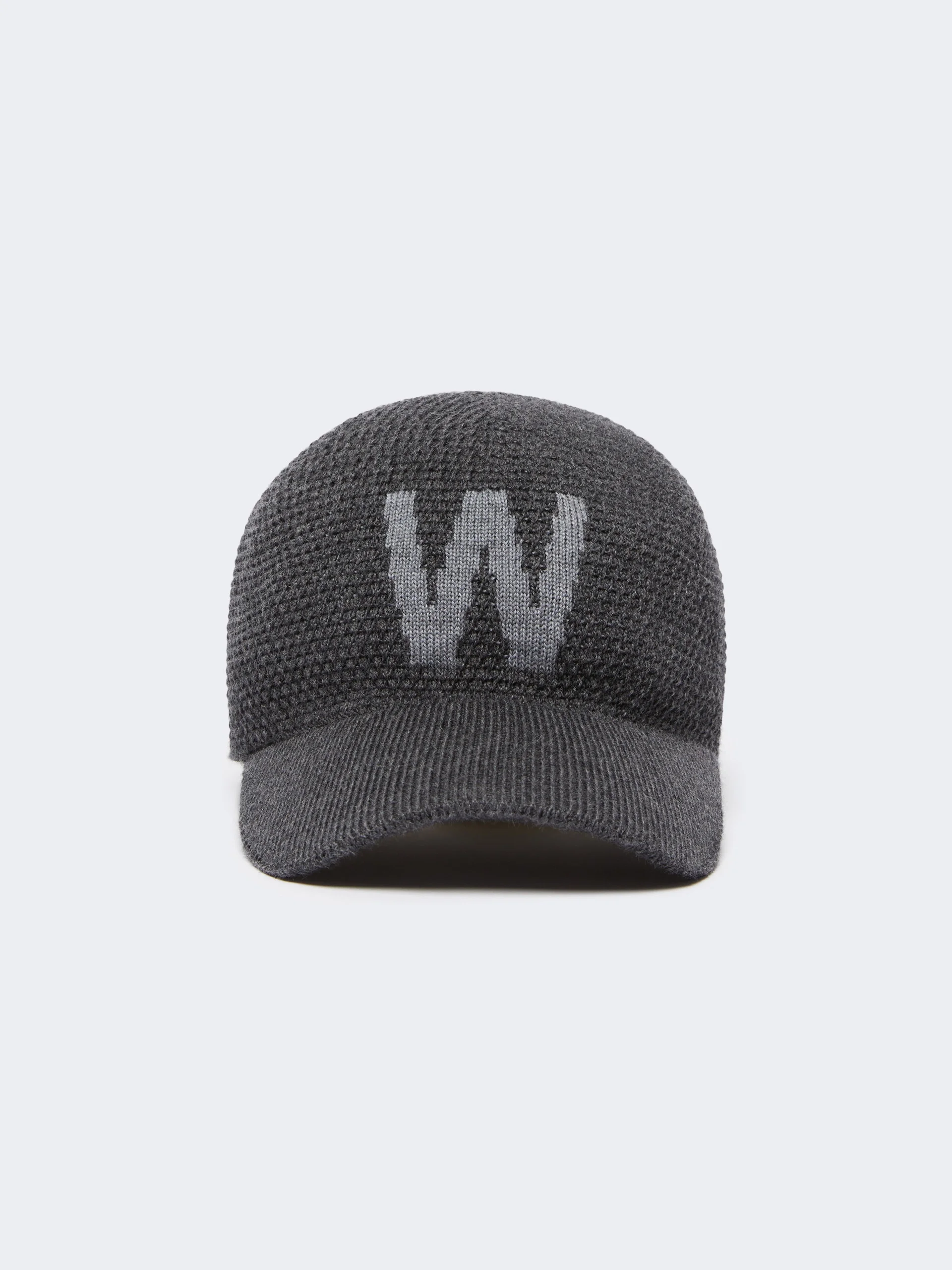 Wool baseball hat - LIGHT GREY - 1