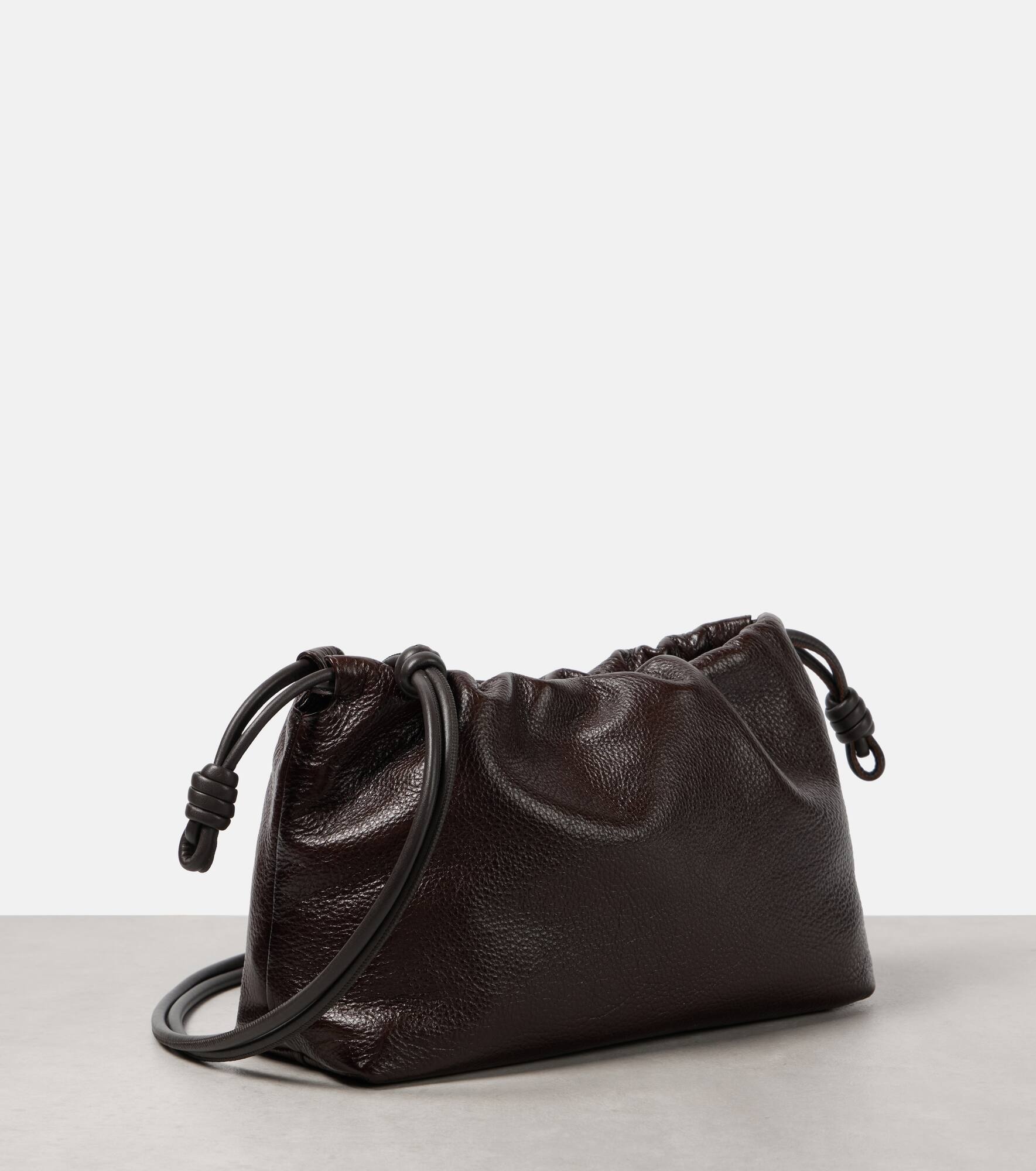 Flamenco Small leather bucket bag - 4