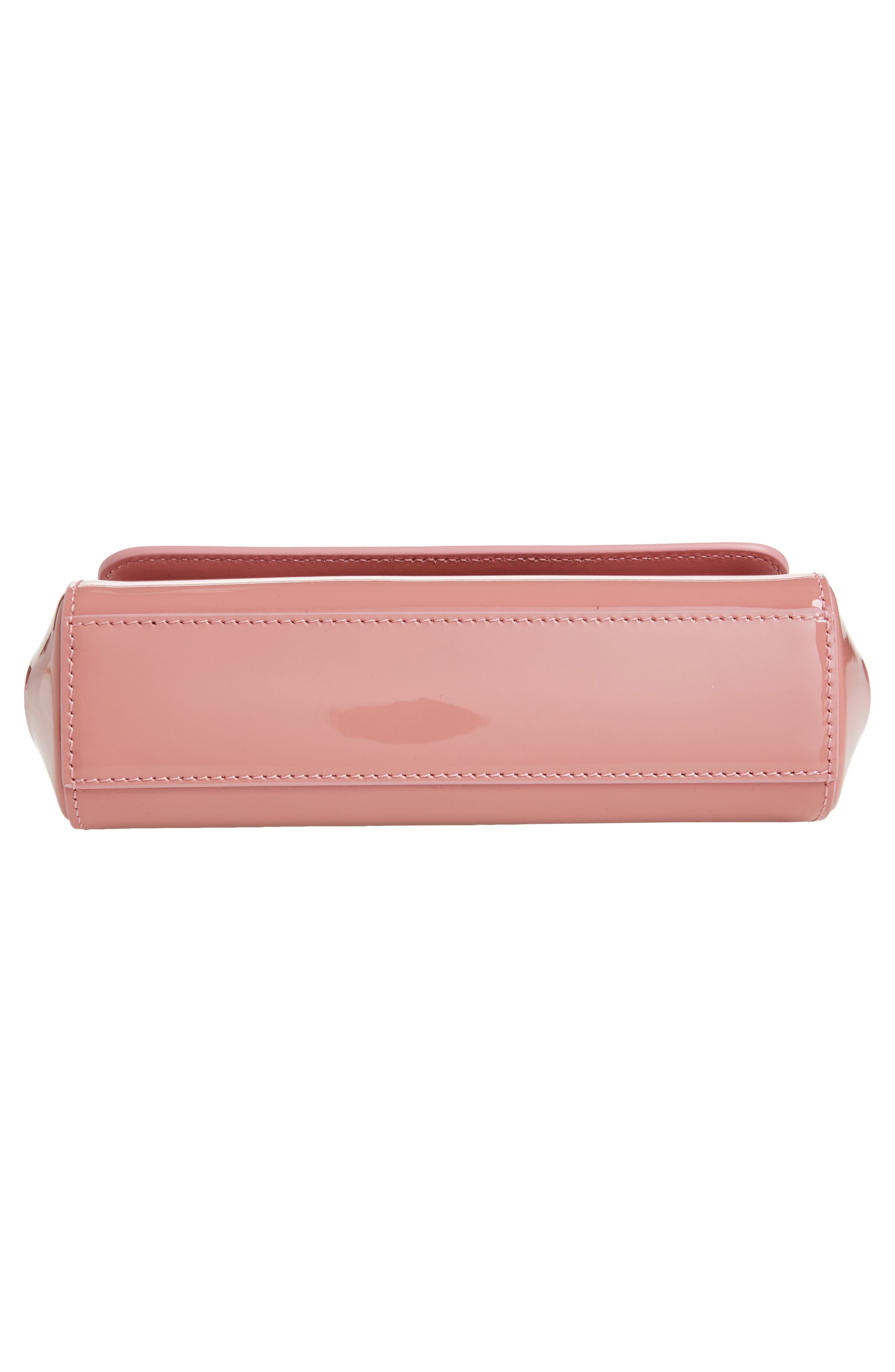 Dolce&Gabbana Small Sicily Patent Leather Top Handle Bag in Rosa at Nordstrom - 7