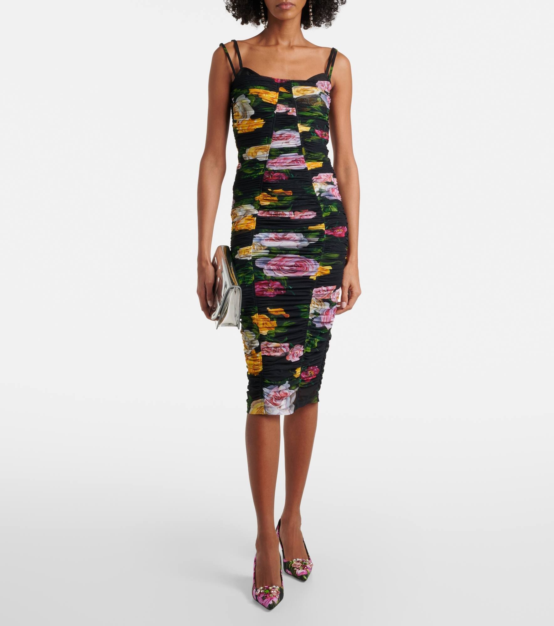 Lollo embellished floral pumps - 3