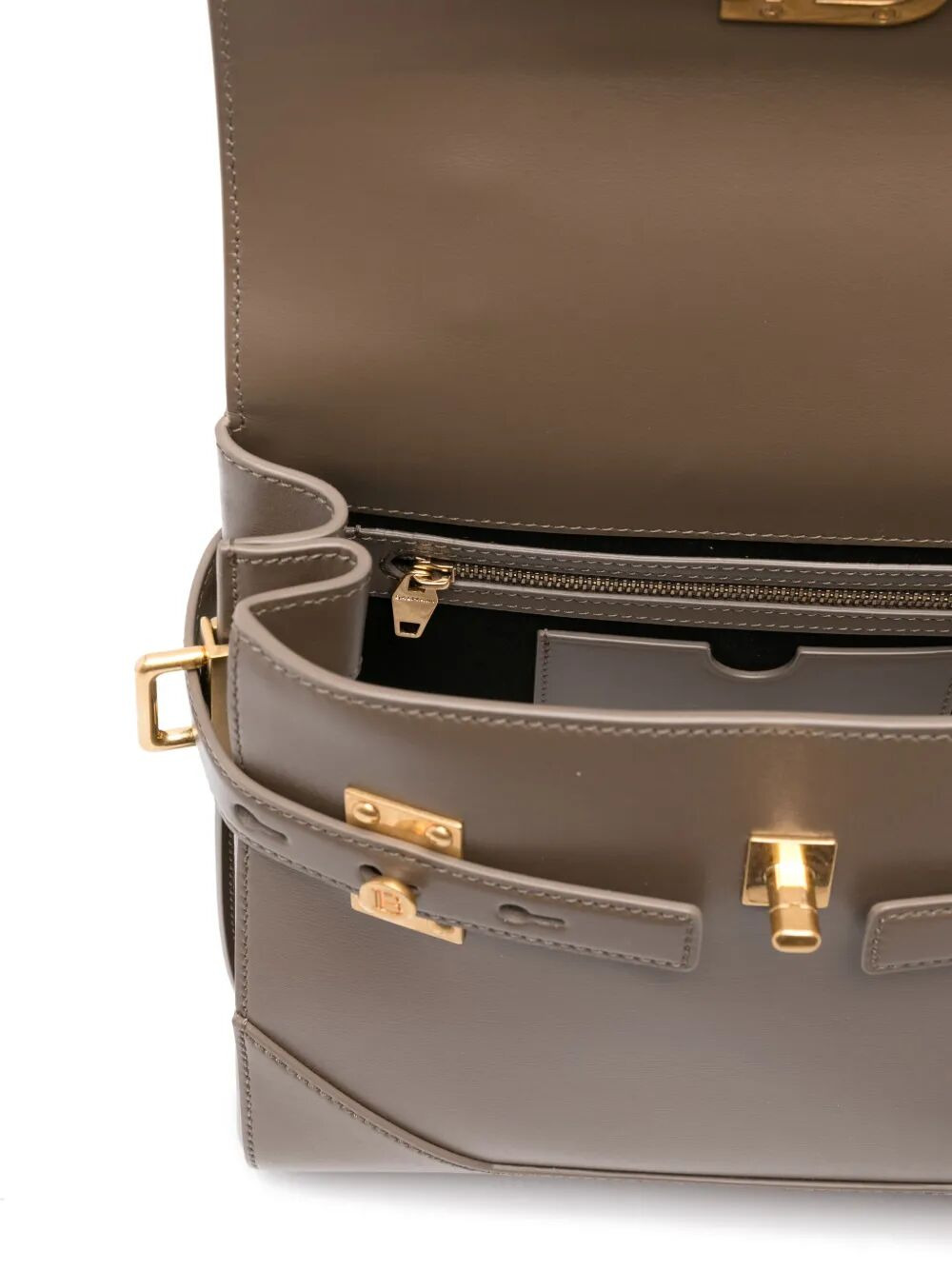 Balmain Women "B-Buzz 23" Calfskin Bag - 2