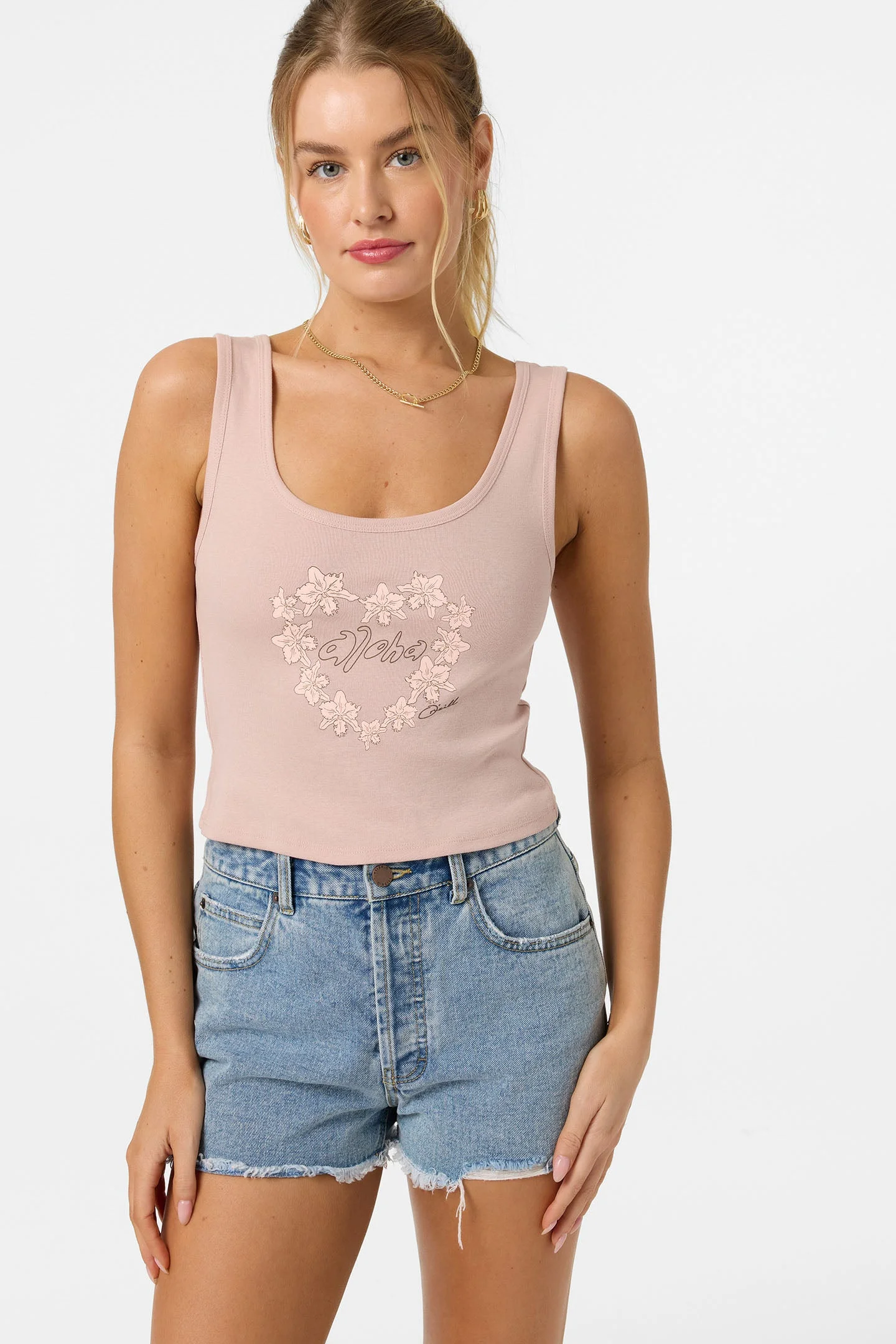 Leah Hawaii Scoopneck Tank - 1