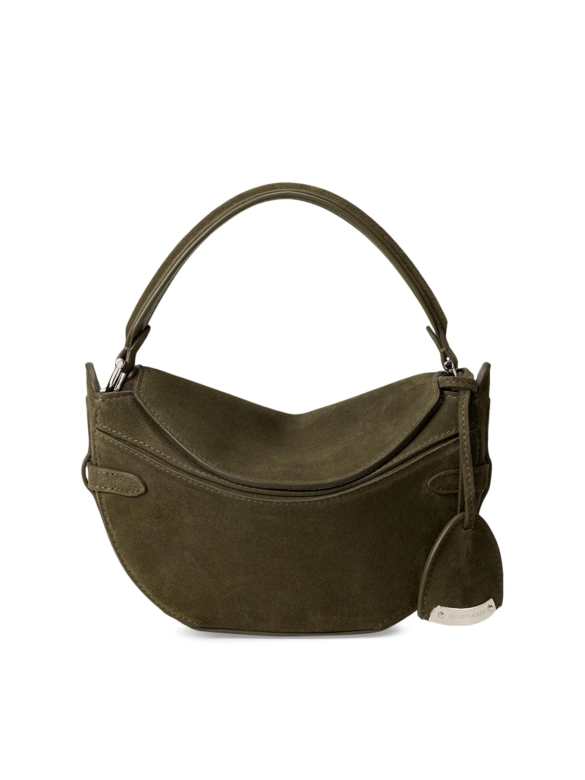 Women's Mini Suede Crossbody Bag - Cypress - 1