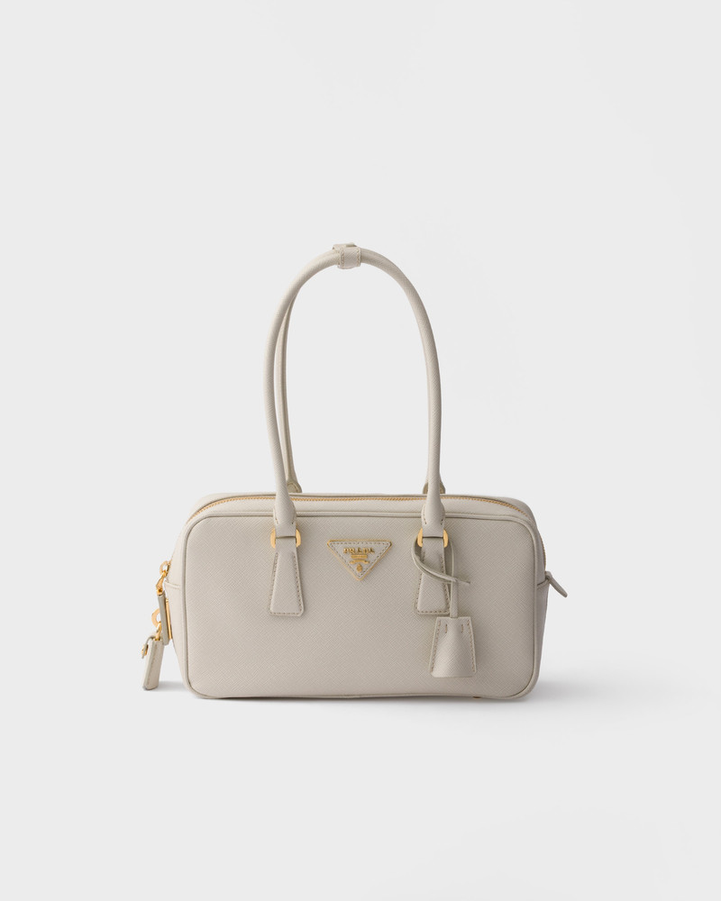 Small Saffiano leather top-handle bag 1