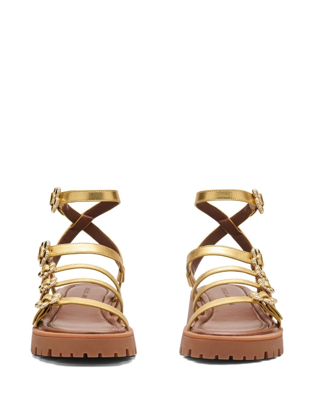 The Daisy metallic sandals - 4