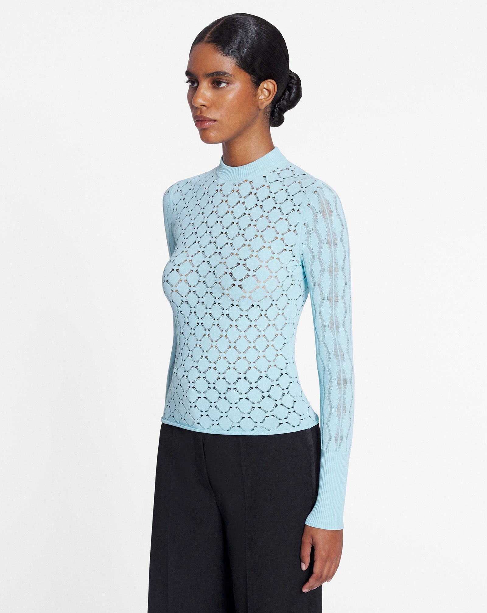 BODYCON LONG-SLEEVED TOP - 3