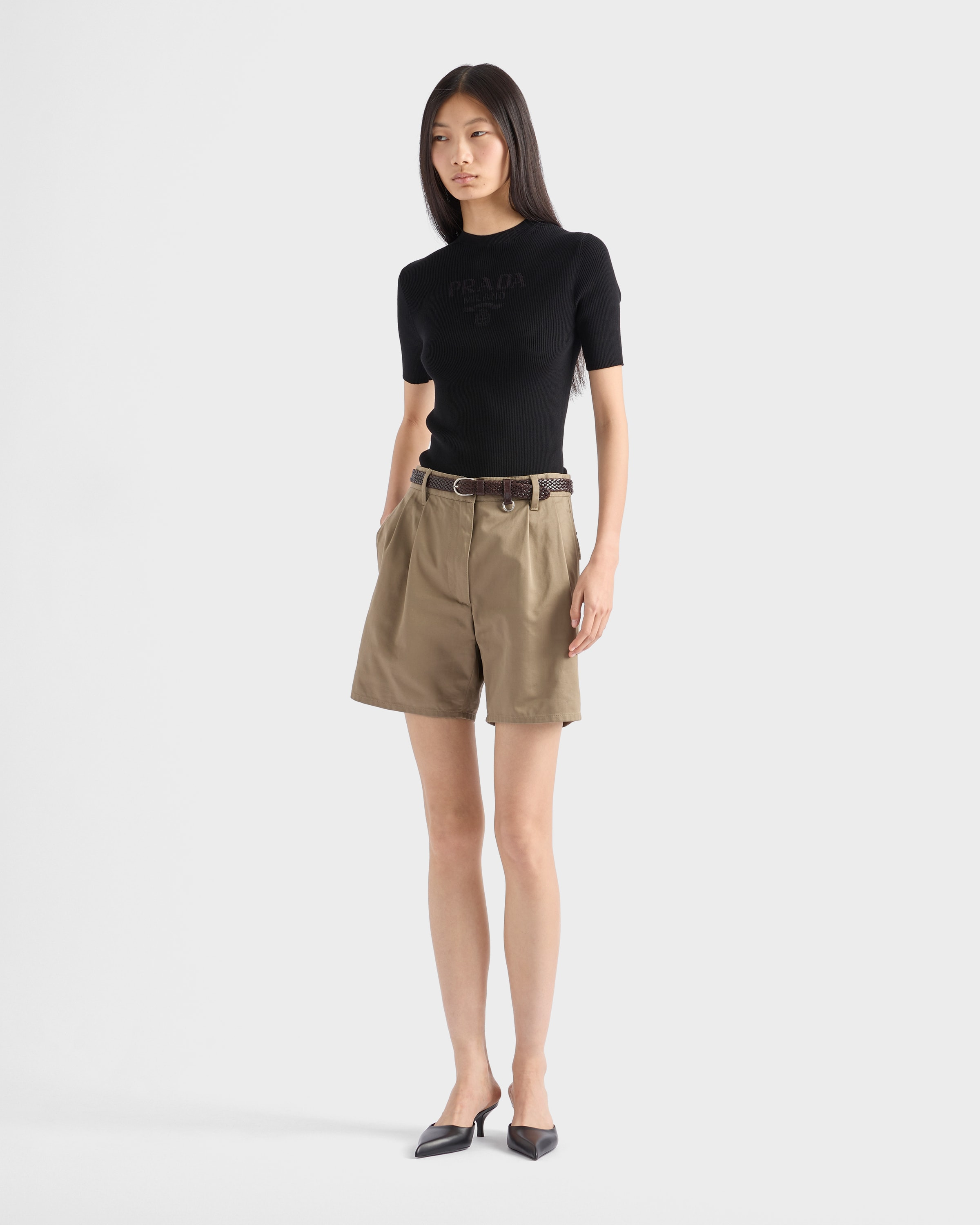 Cotton crew-neck sweater - 2