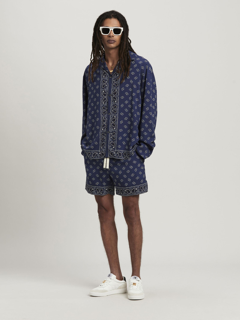 Palm Angels Paisley Bowling Shirt outlook