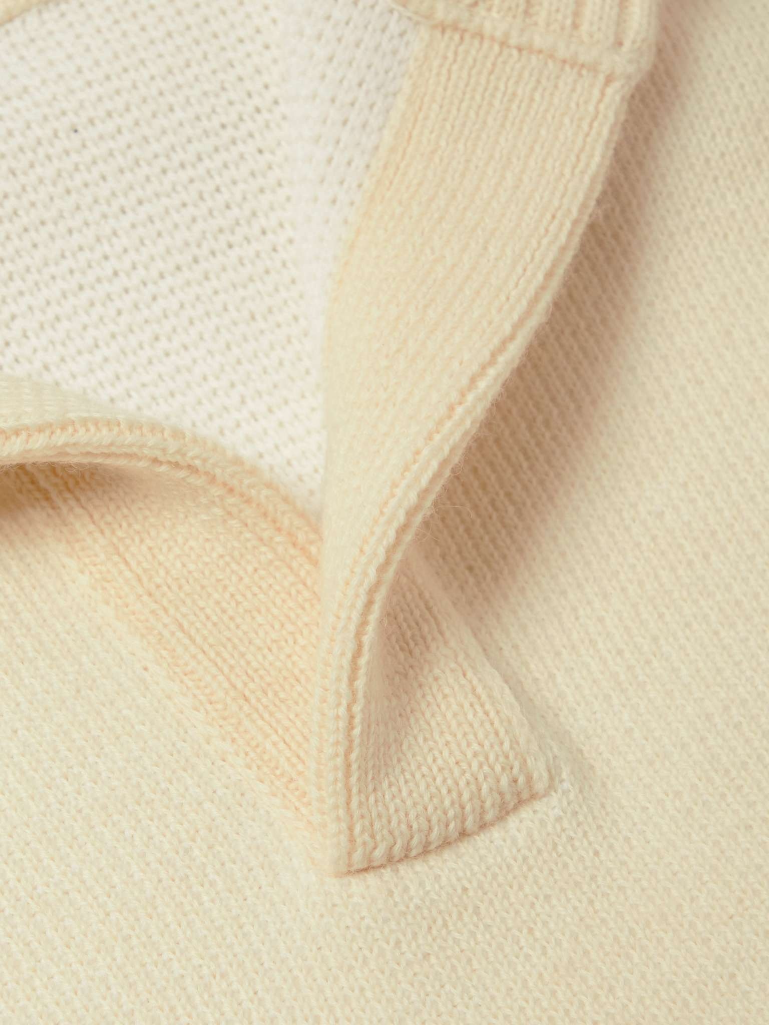 Shawl-Collar Wool Sweater - 5