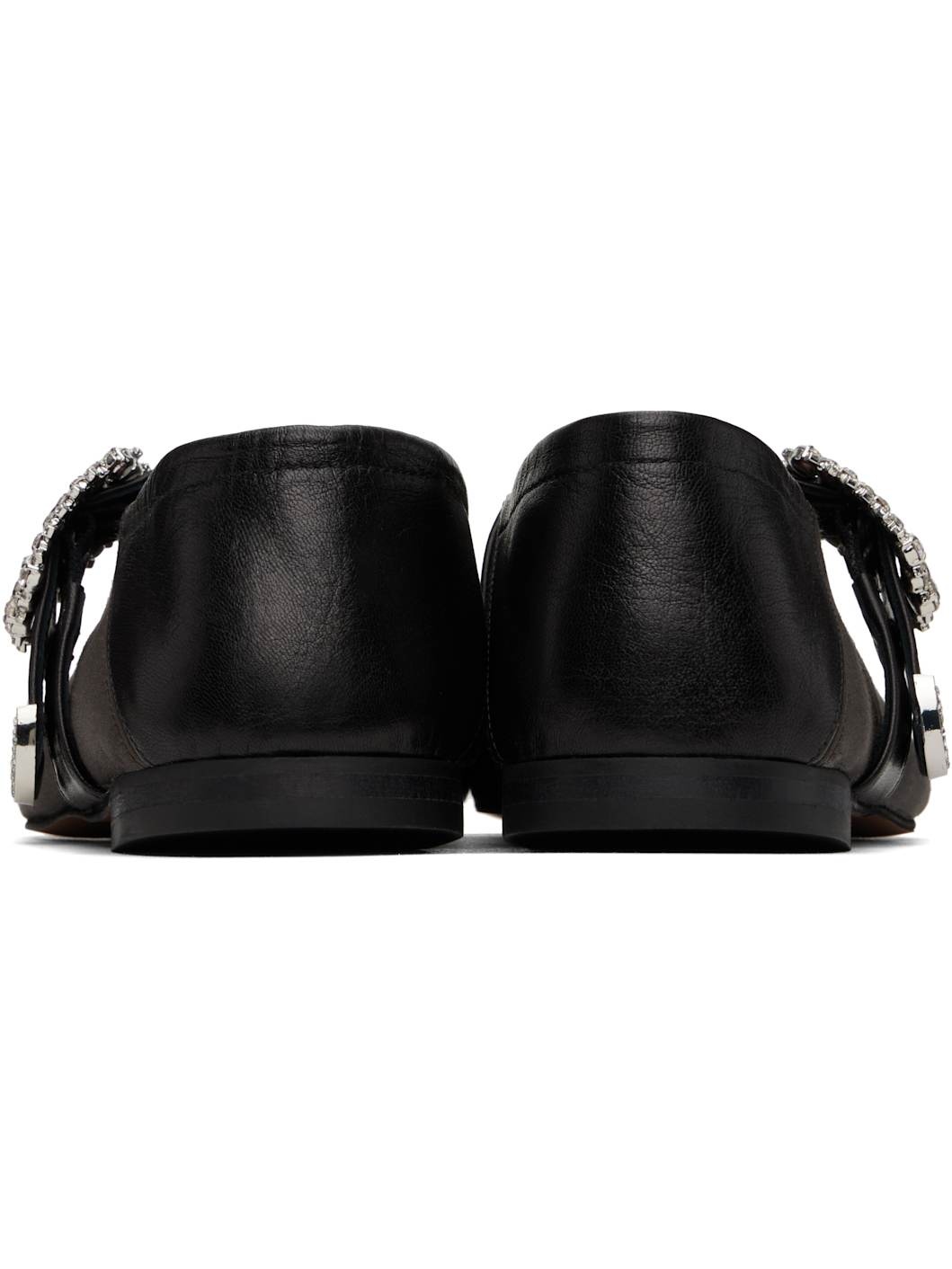 Brown & Black Glide Ballerina Flats - 2