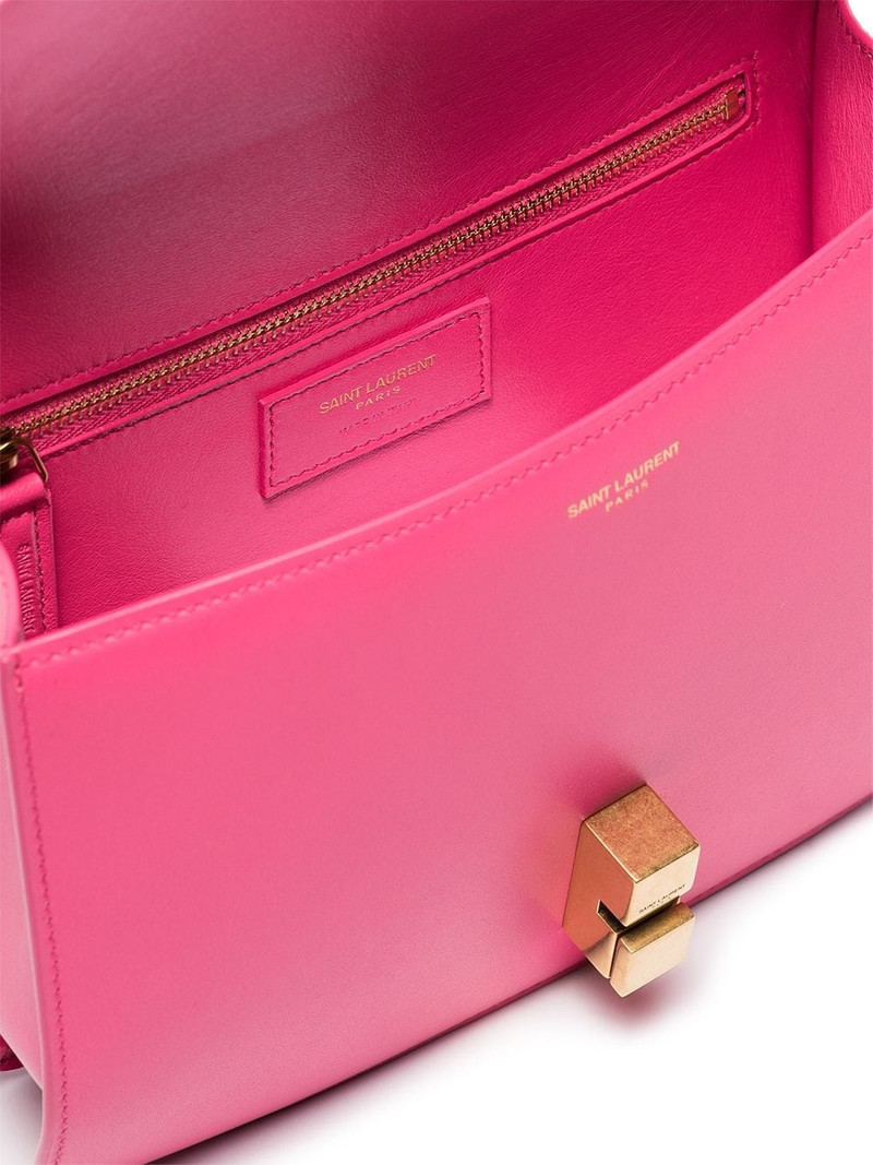 Carré leather shoulder bag 5
