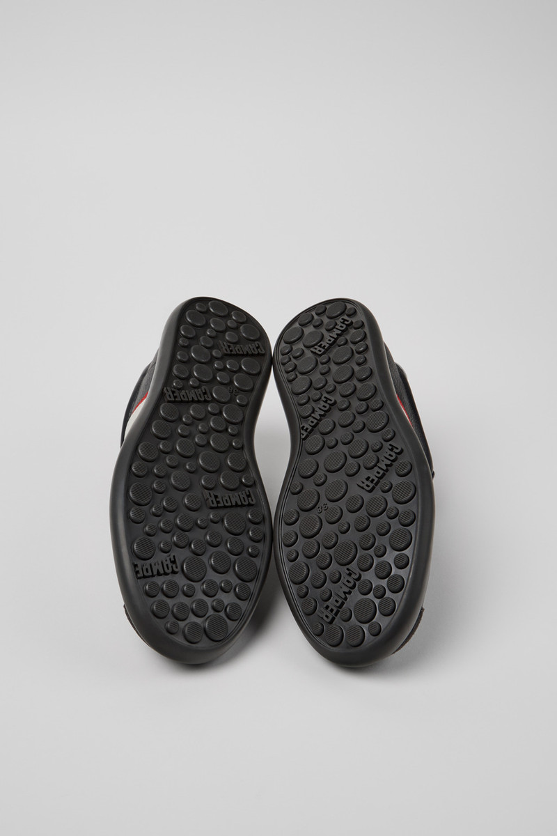 Multicolor Leather and Nubuck Sneakers for Women. 5
