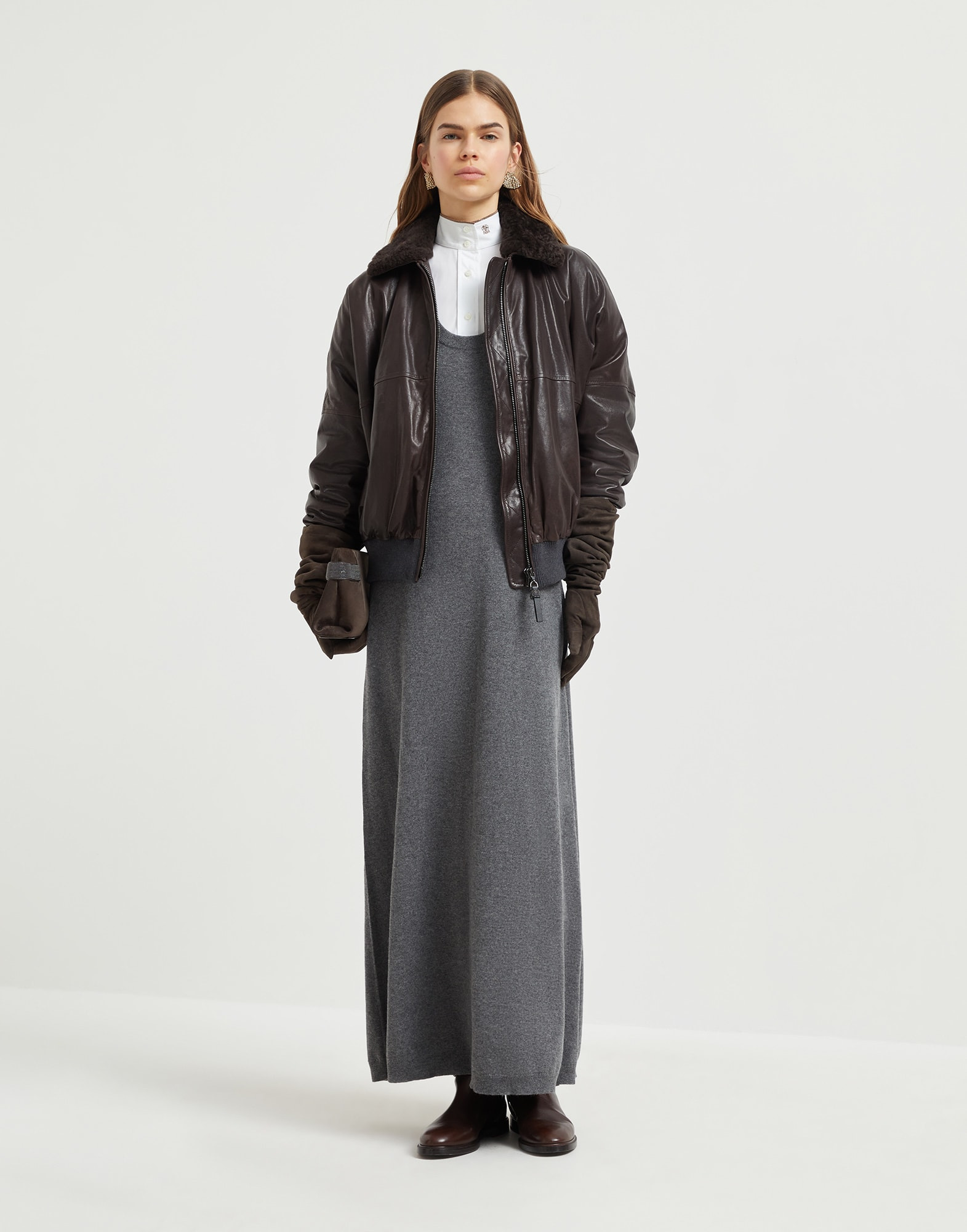 Cashmere knit dress - 5