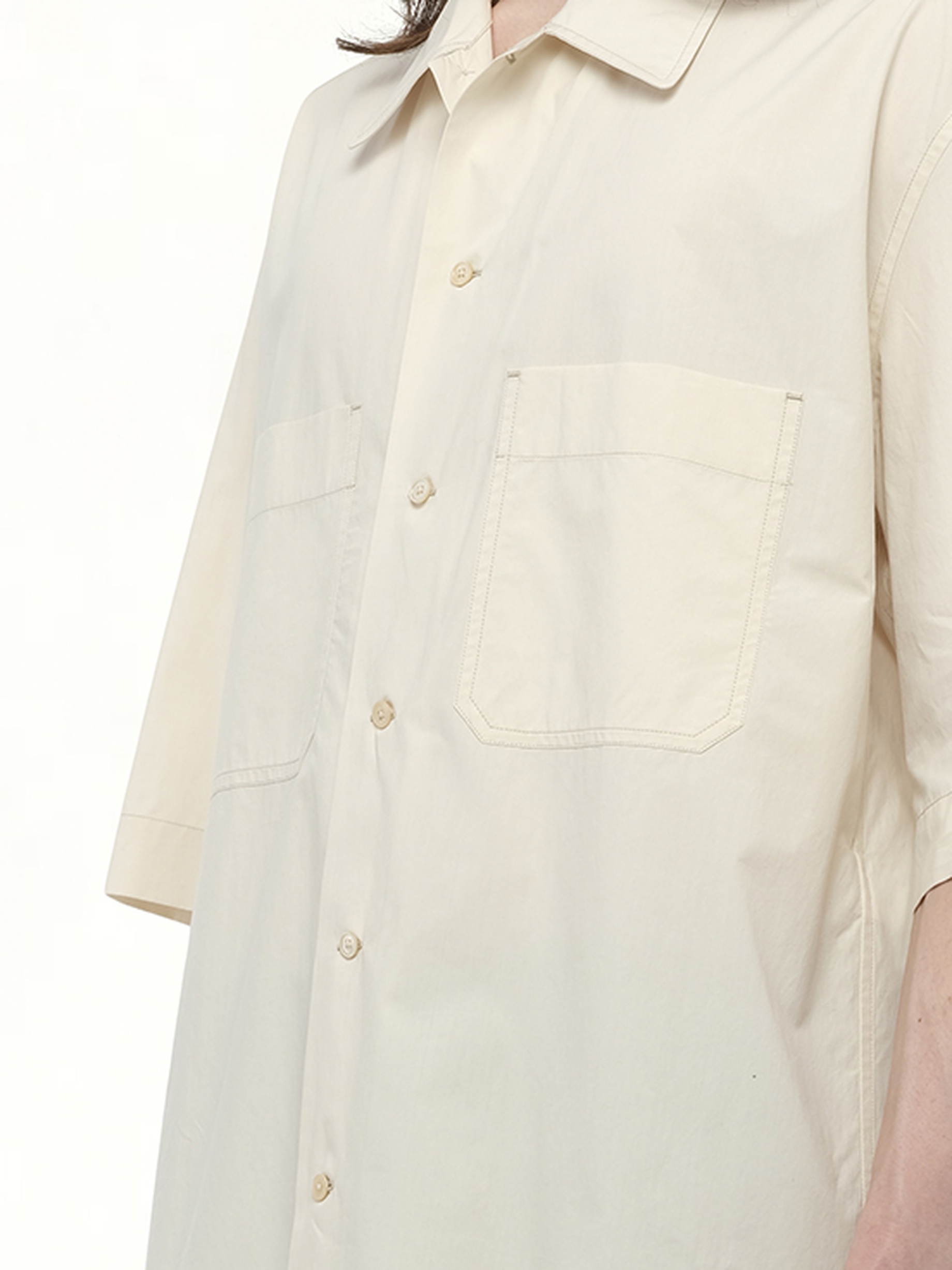 Convertible Shirt Warm Beige - 3