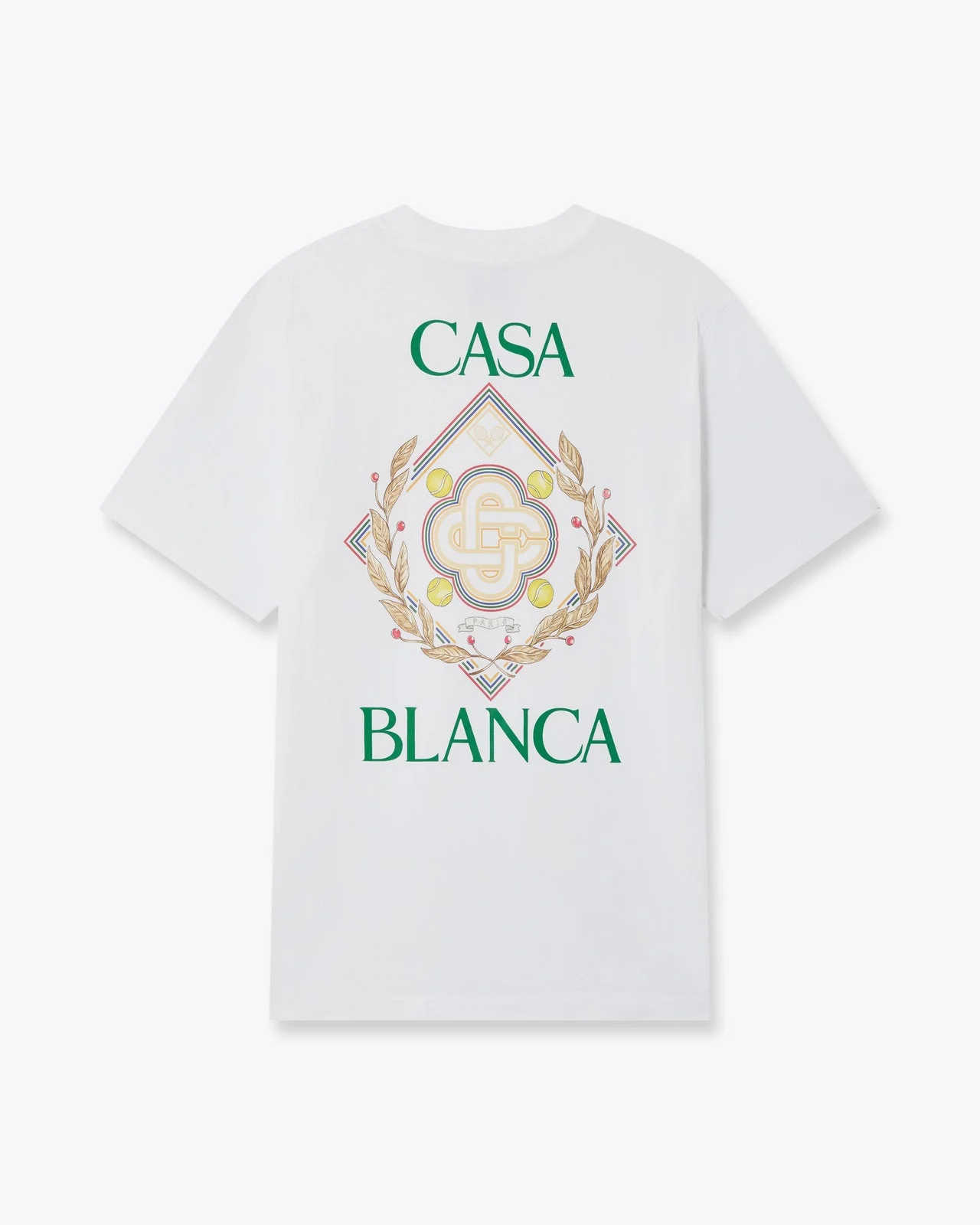 White Championship Short Sleeve T‑Shirt - 1