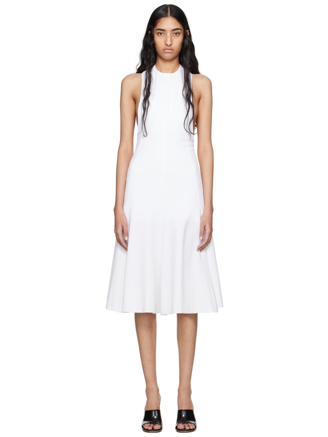 White La Casa 'La robe Favola' Midi Dress - 1