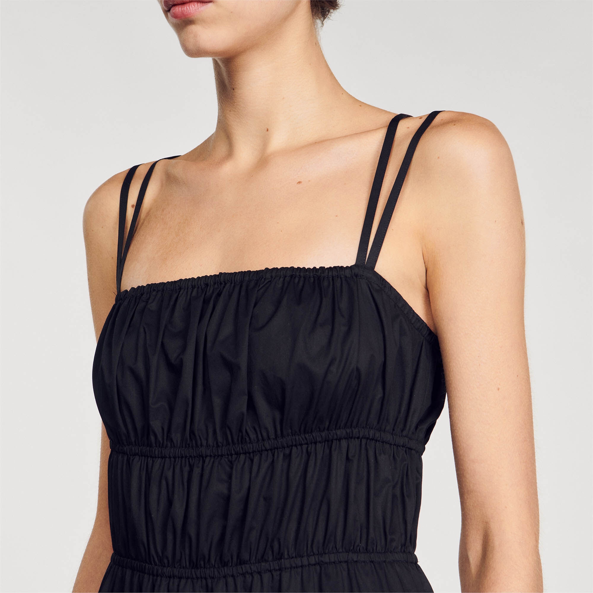 RUCHED MIDI DRESS - 4