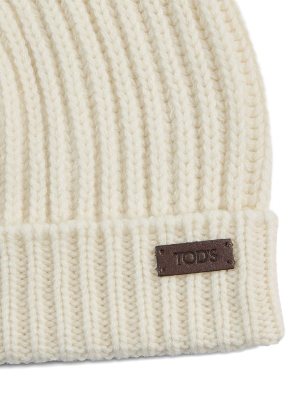 ribbed-knit beanie hat - 3