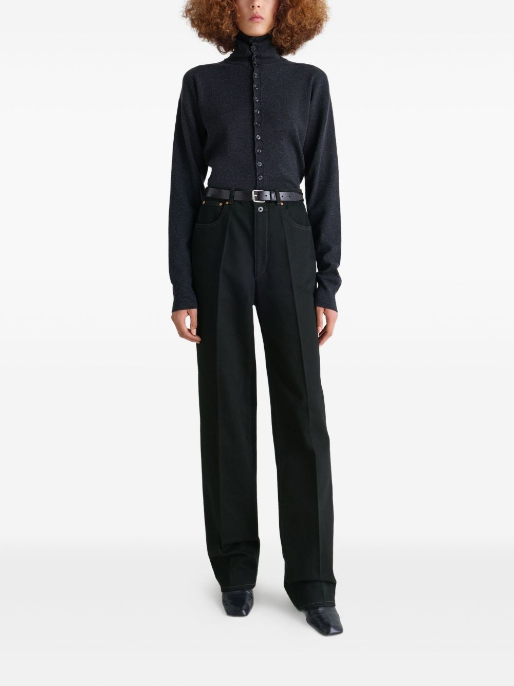 high-waisted trousers - 2