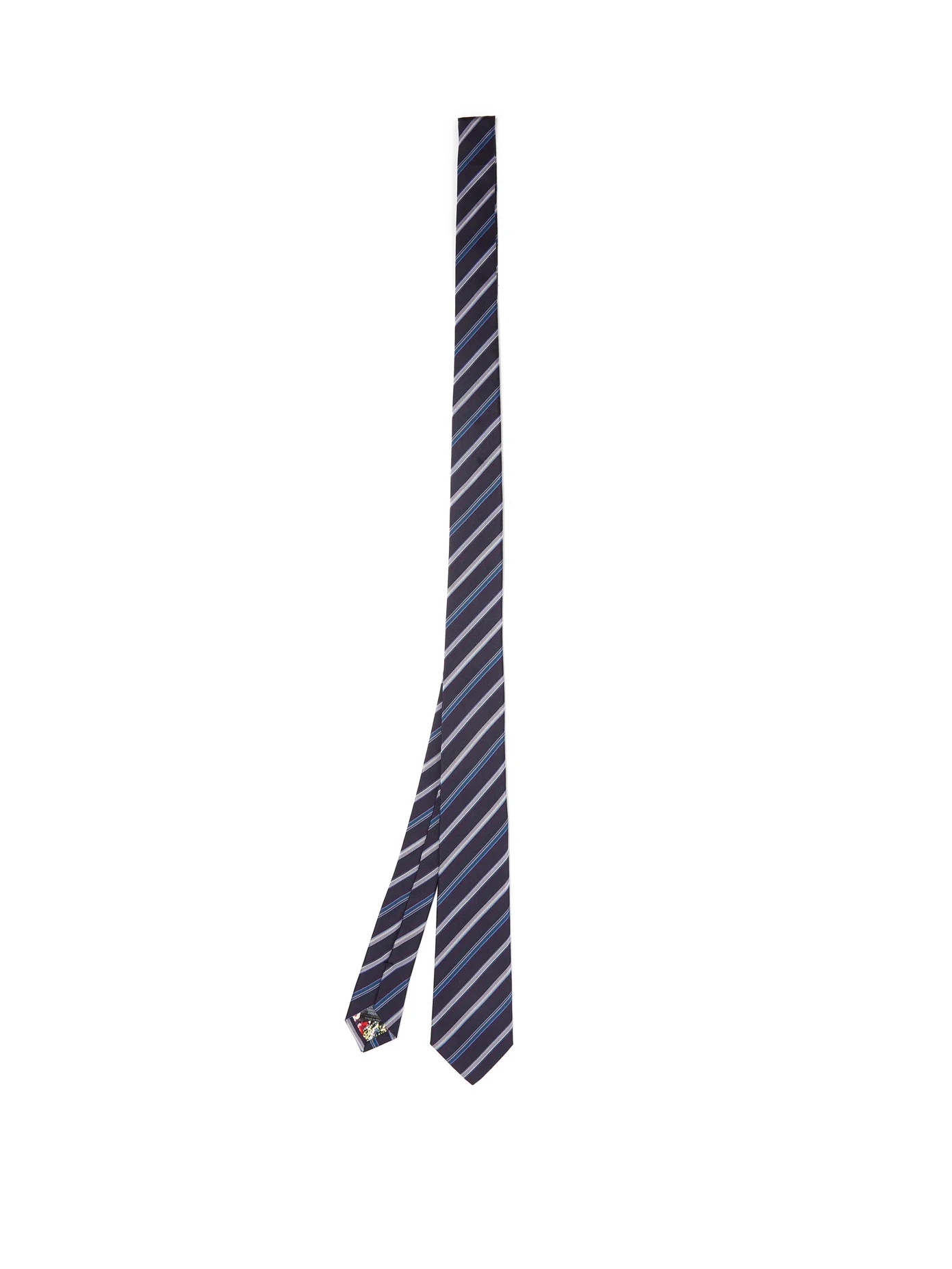 Striped silk tie - 1