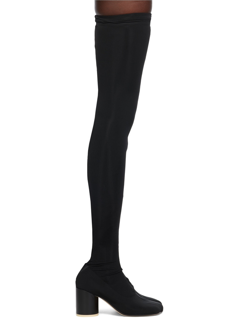 Black Thigh-High Sock Boots 1