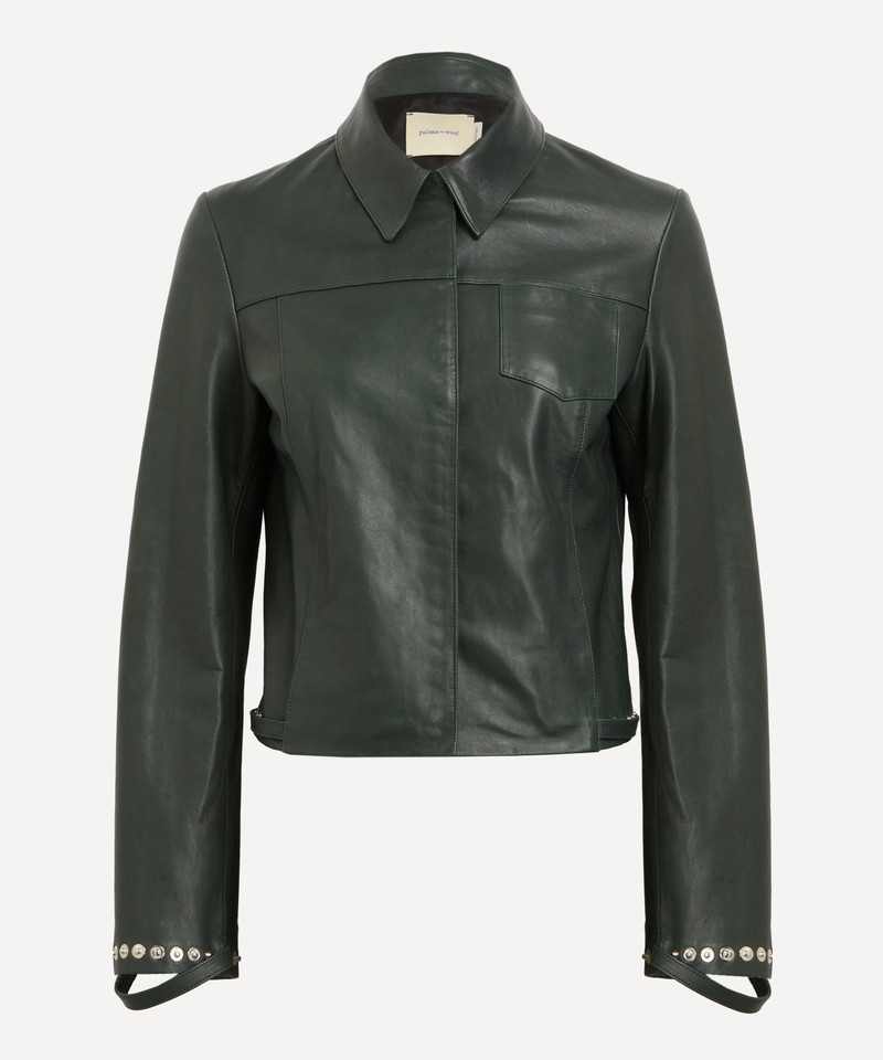 Octavia Fitted Leather Jacket 1