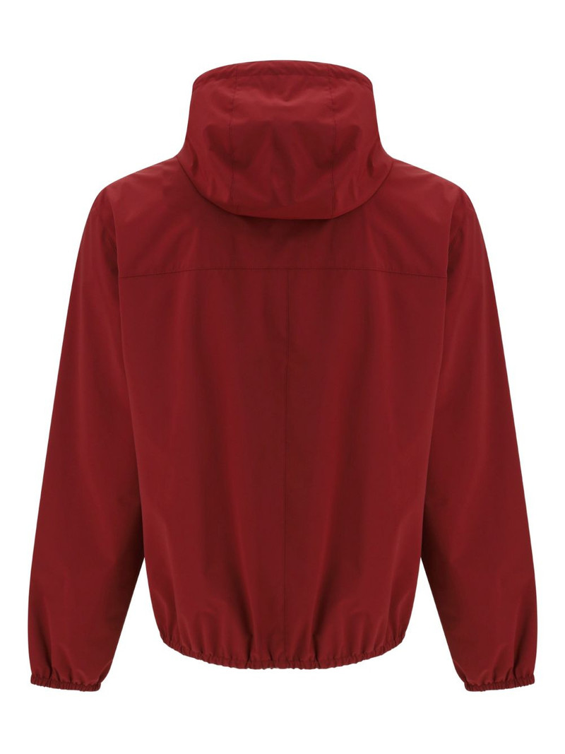 Brunello Cucinelli hooded zip-up jacket outlook