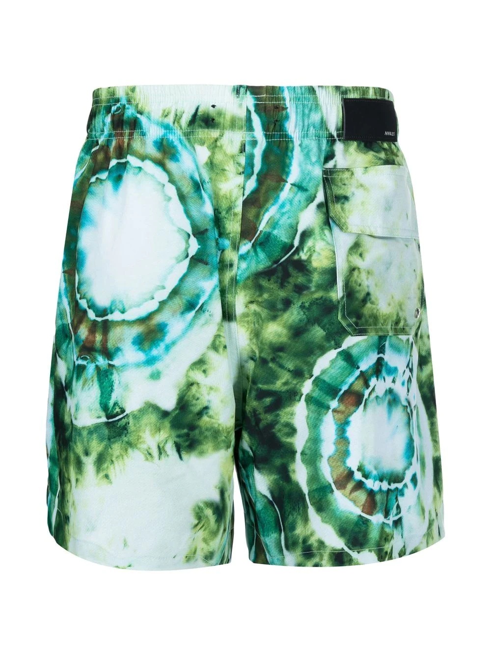 tie-dye drawstring swim shorts - 2