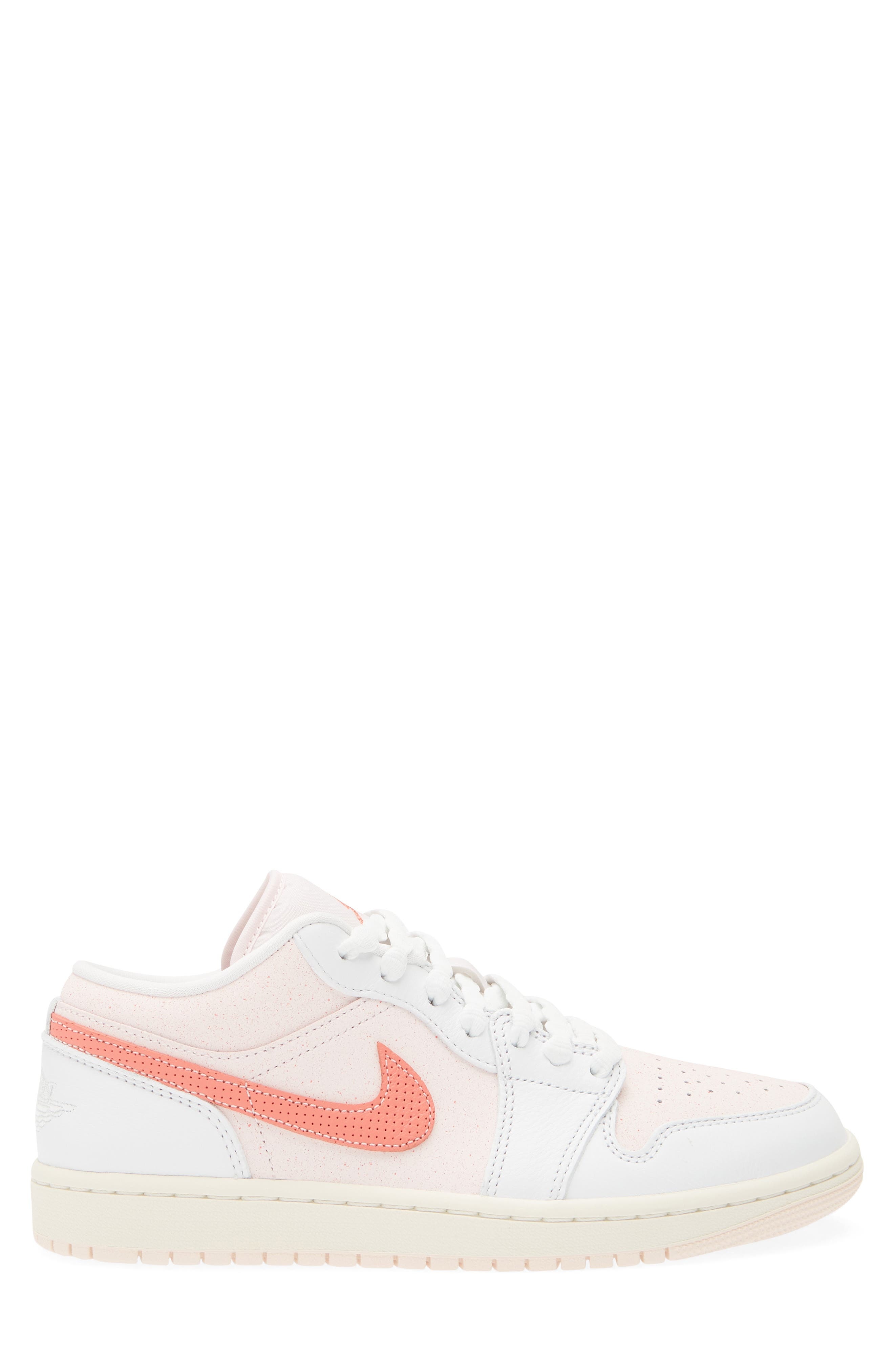 Air Jordan 1 Low SE Sneaker in Summit White/Ember/Pink at Nordstrom - 3