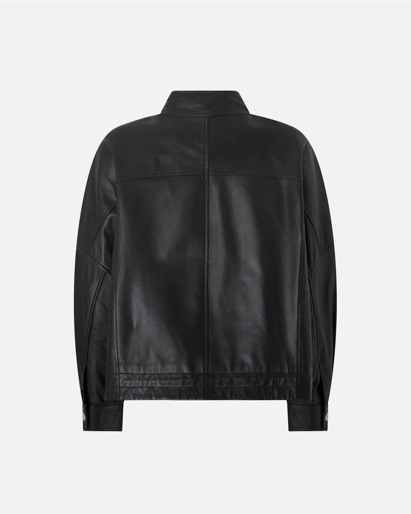 PINKO NAPPA LEATHER BLOUSON JACKET outlook