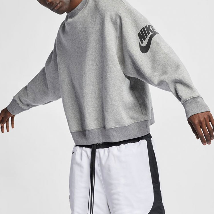 Nike x Fear of God Crossover Round Neck Pullover Gray AR0635-063 - 2