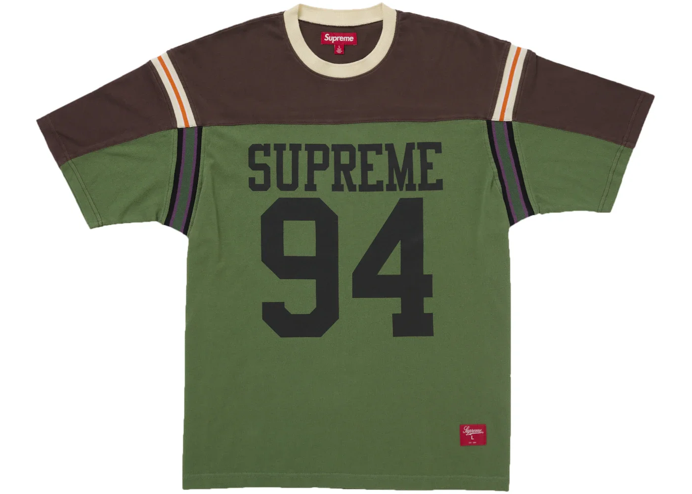 Supreme Split S/S Football Top Green - 1