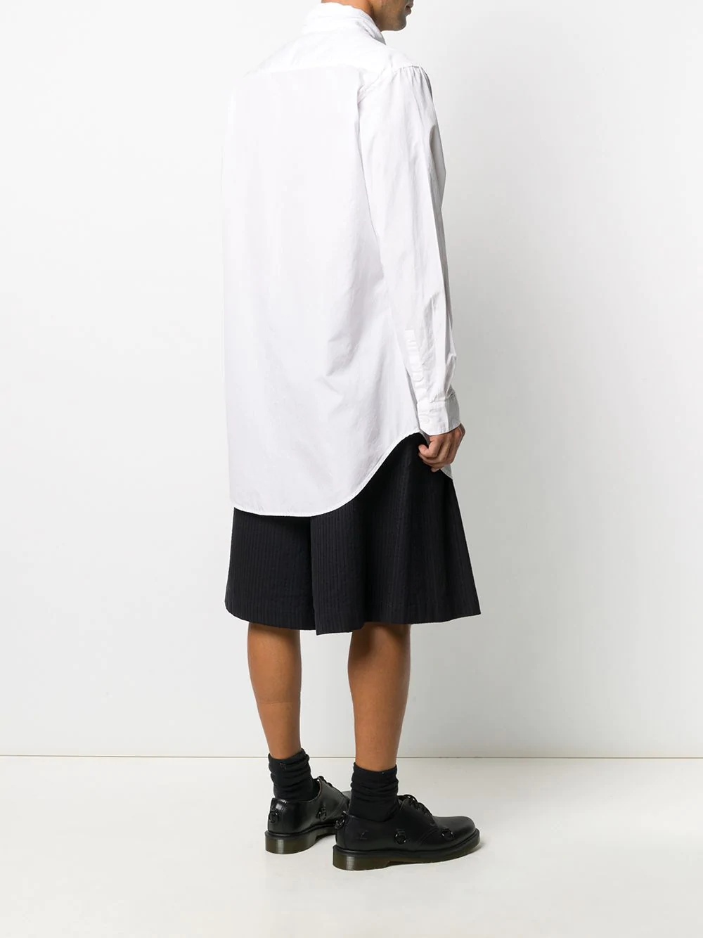 oversized panelled shirt - 4