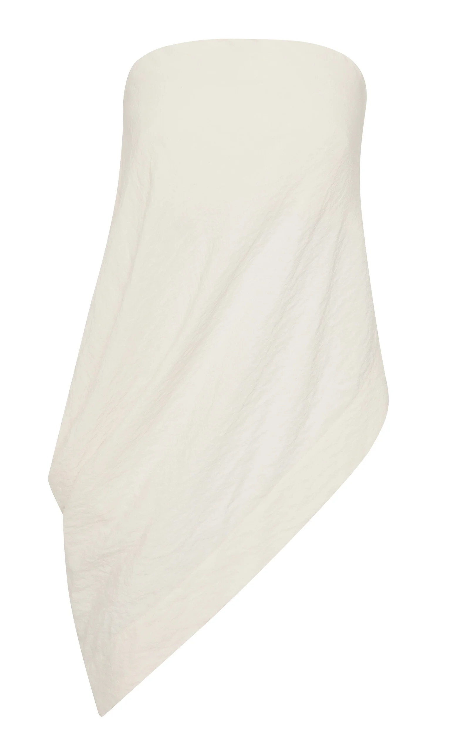 Draped Silk-Blend Top off-white - 1