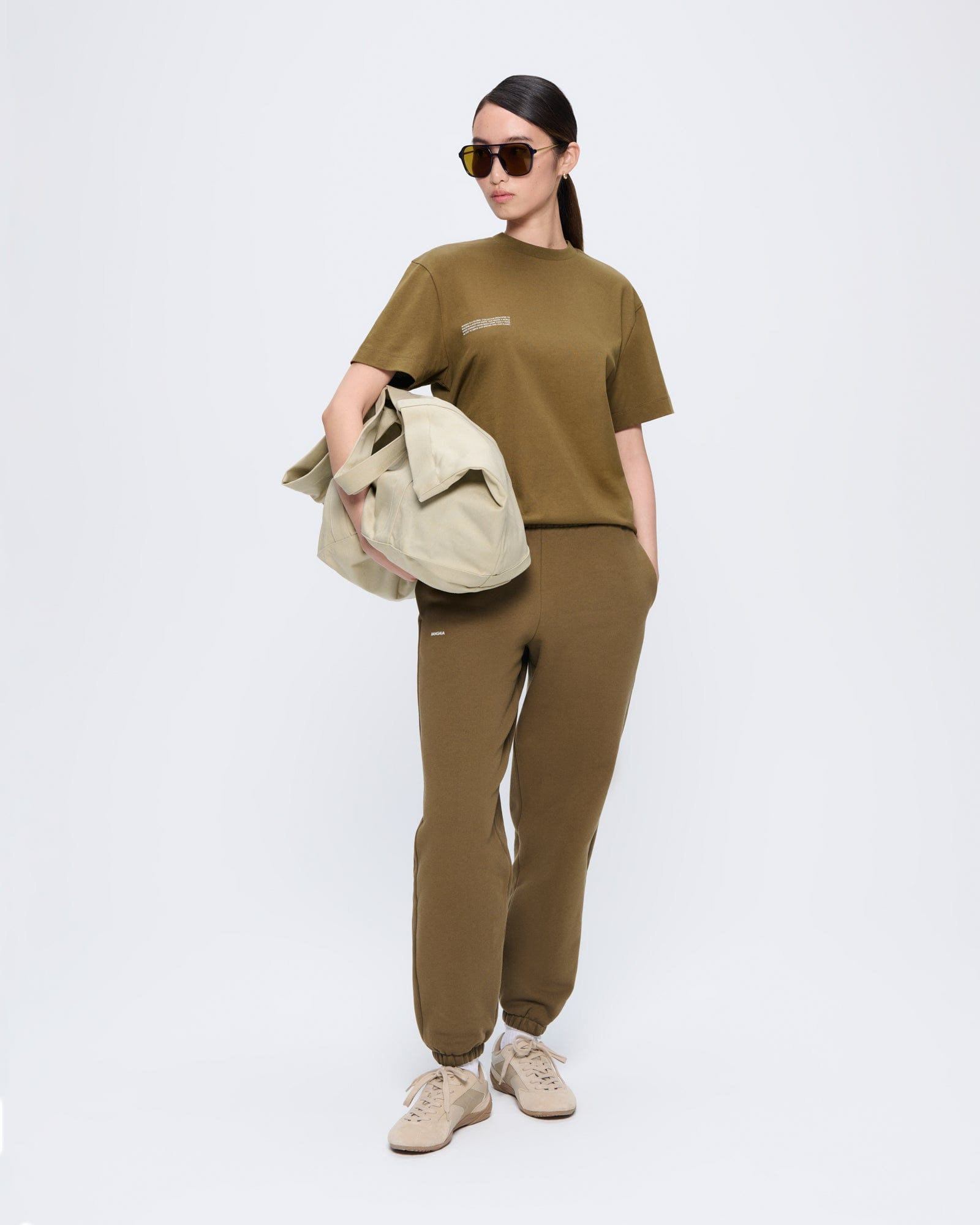 Womens 365 Midweight T-shirt - Soil Brown - 3