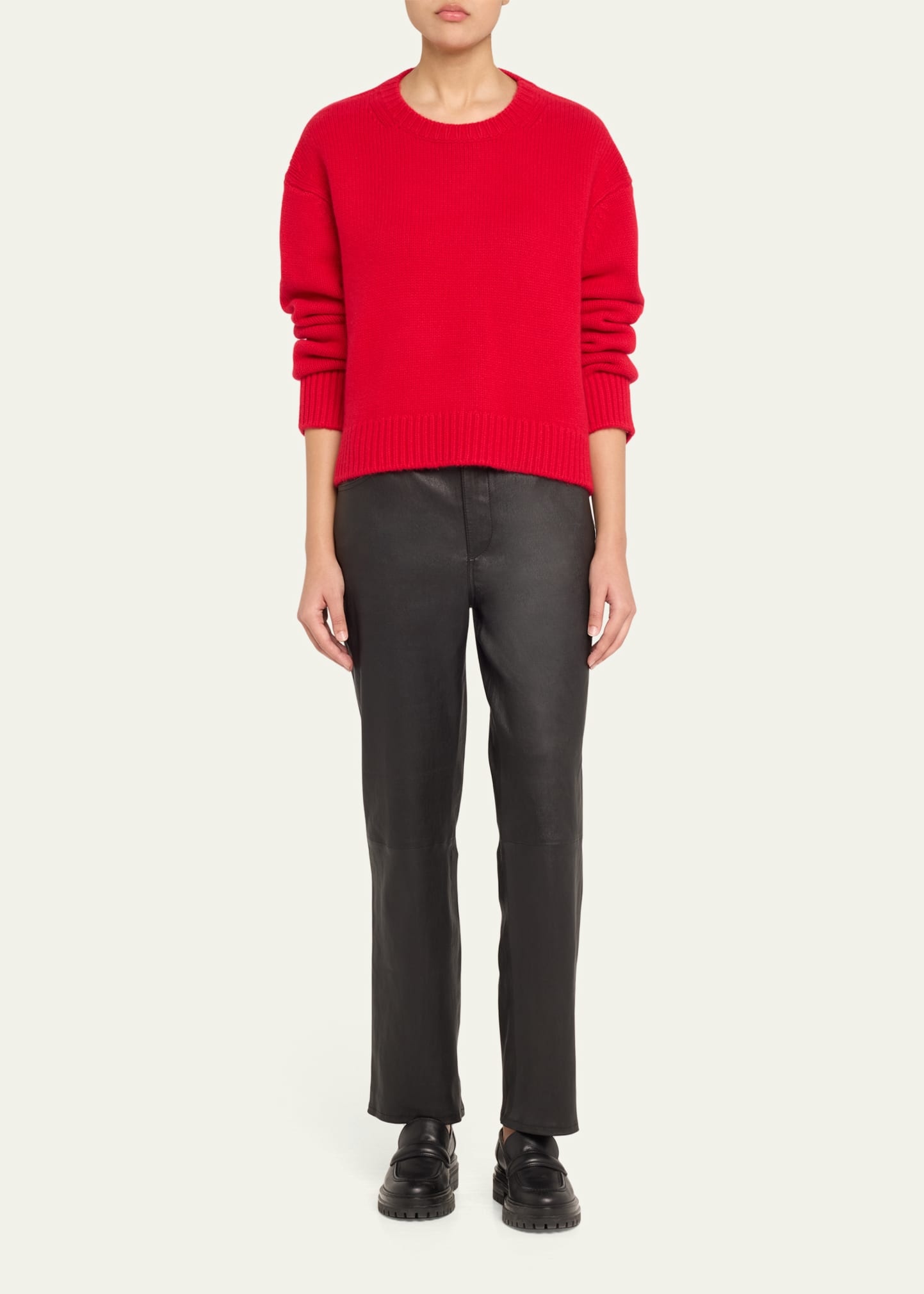Heavyweight Cashmere Crewneck Pullover - 2