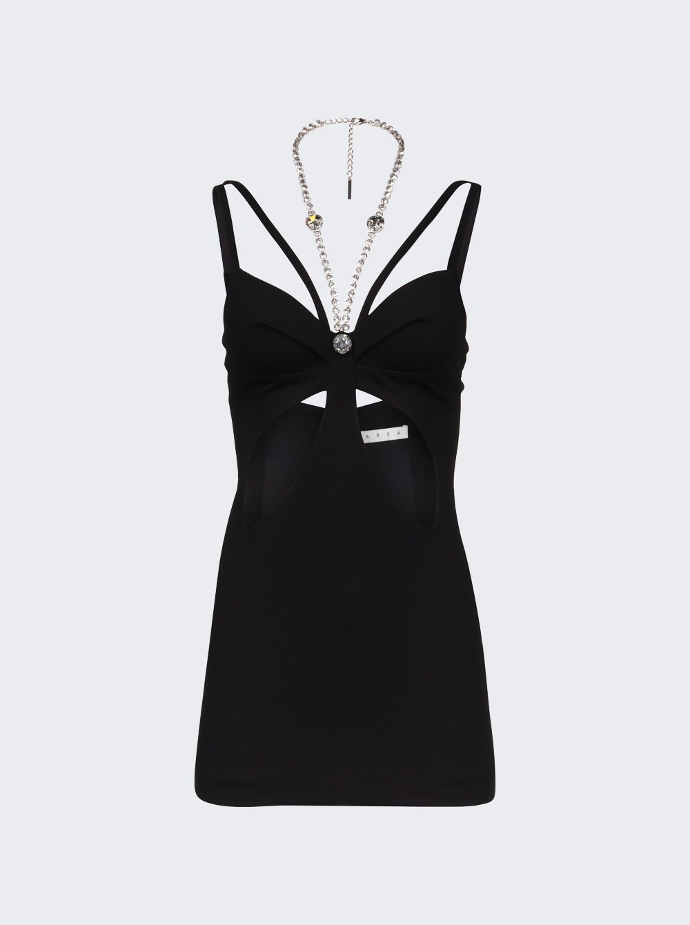 Butterfly Cutout Mini Dress Black - 1