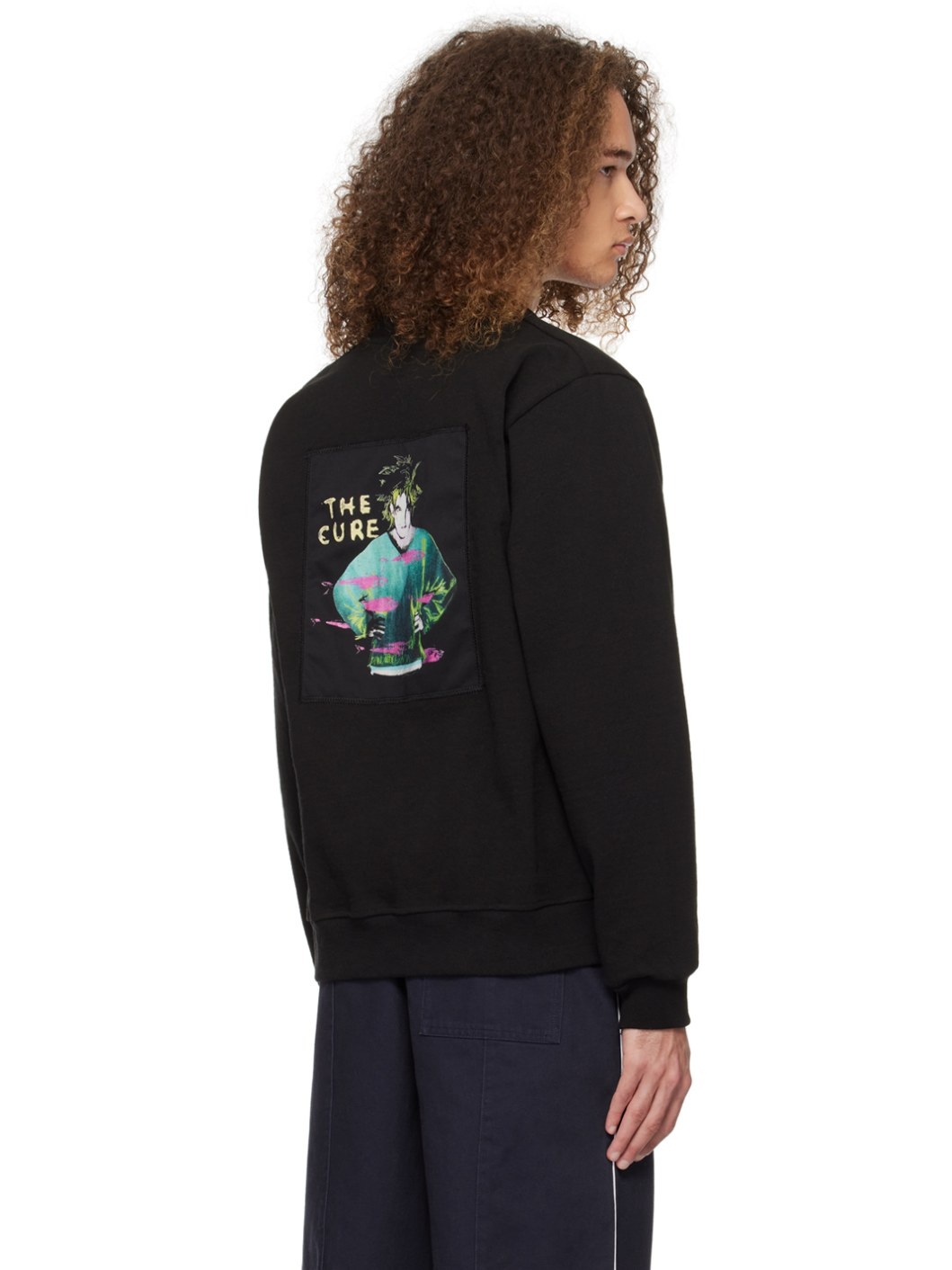 Black The Cure Patch Cardigan - 3