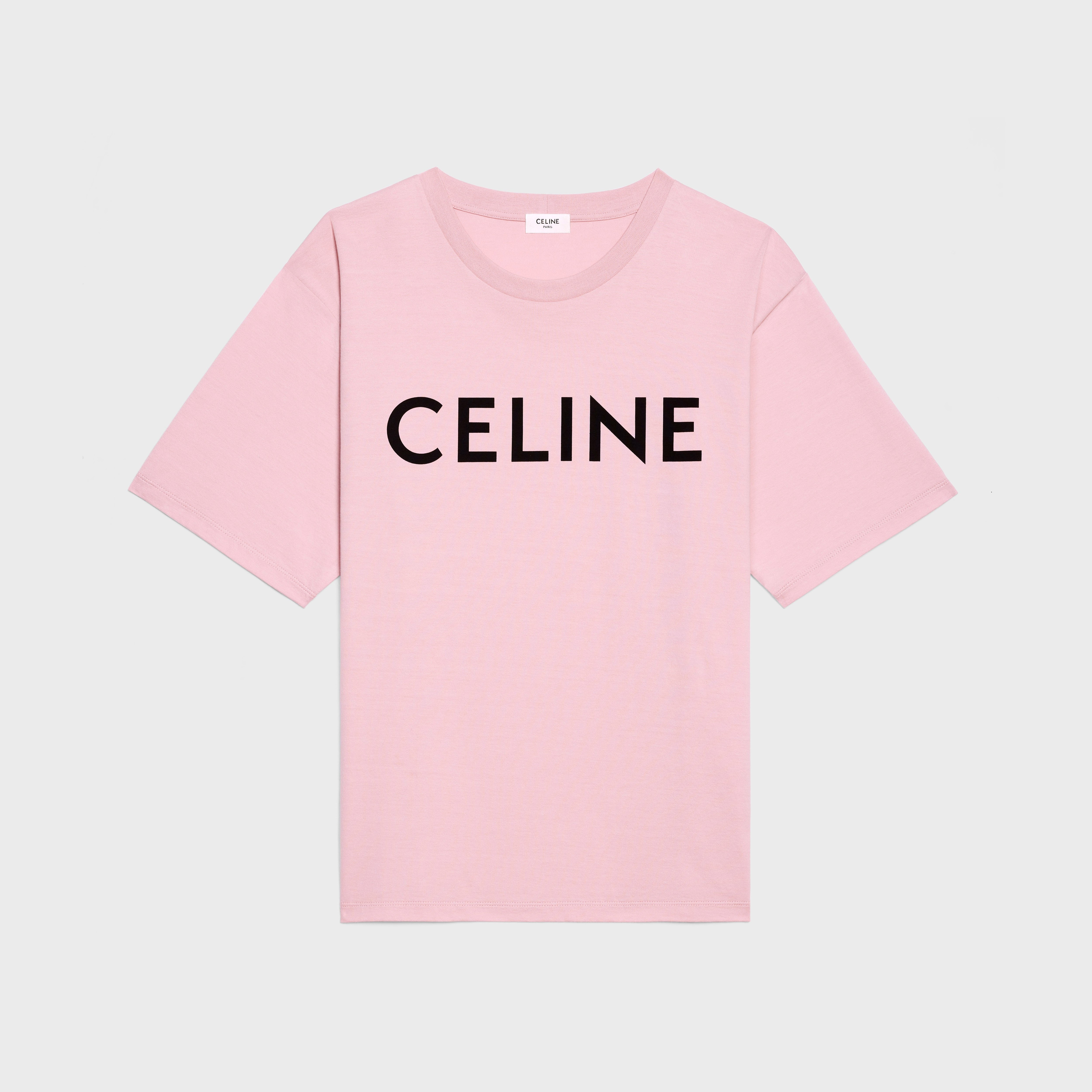 CELINE LOOSE UNISEX COTTON JERSEY T-SHIRT - 1