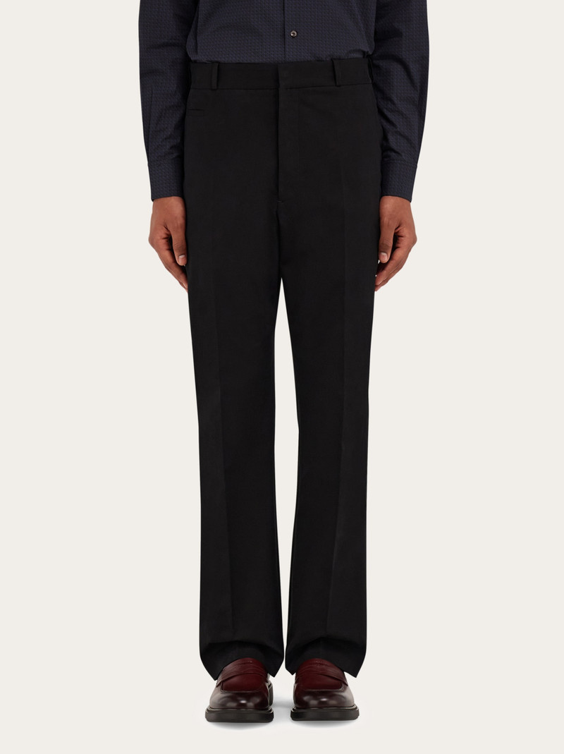 FERRAGAMO Cotton canvas pants outlook