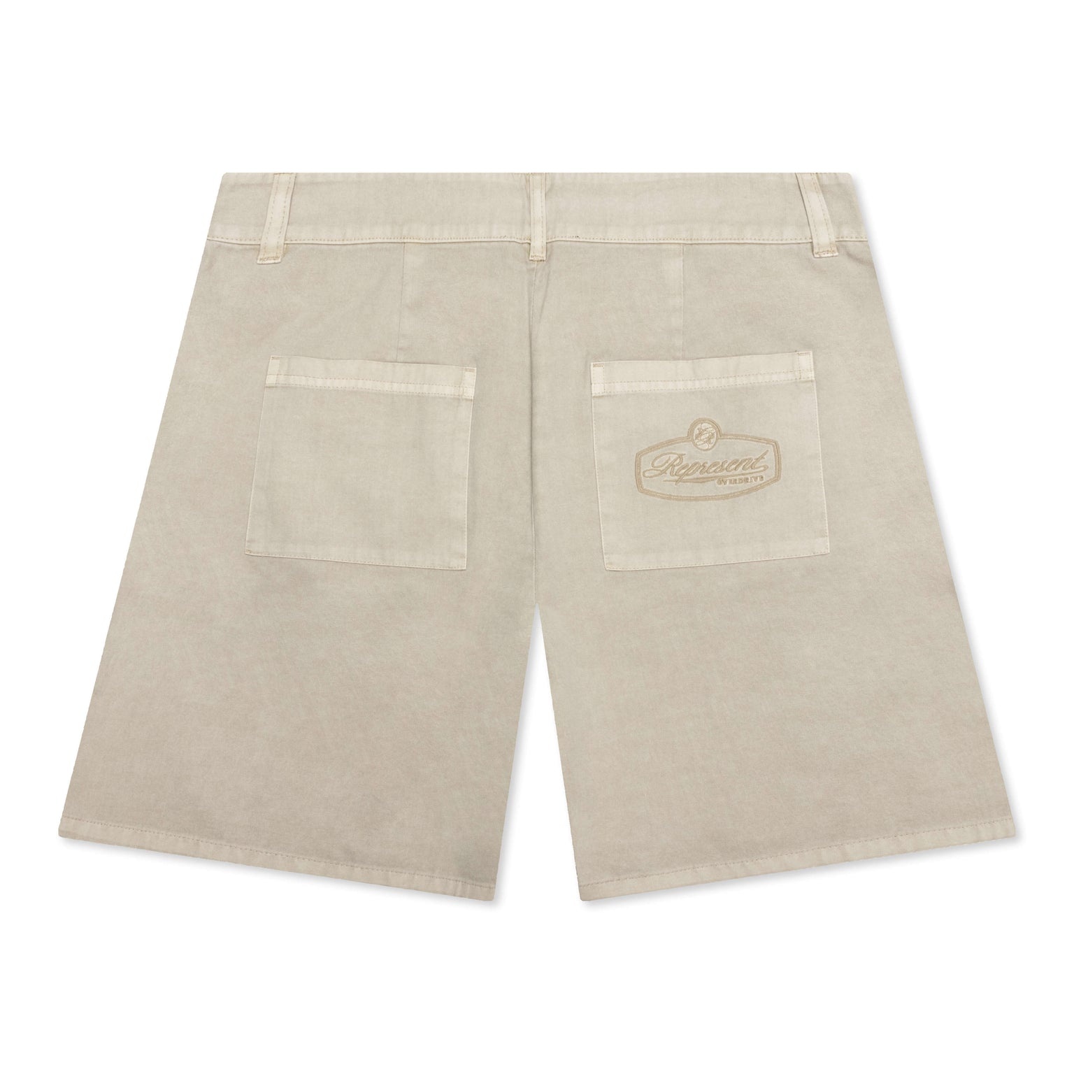 COTTON TAILORED SHORT - BEIGE - 2