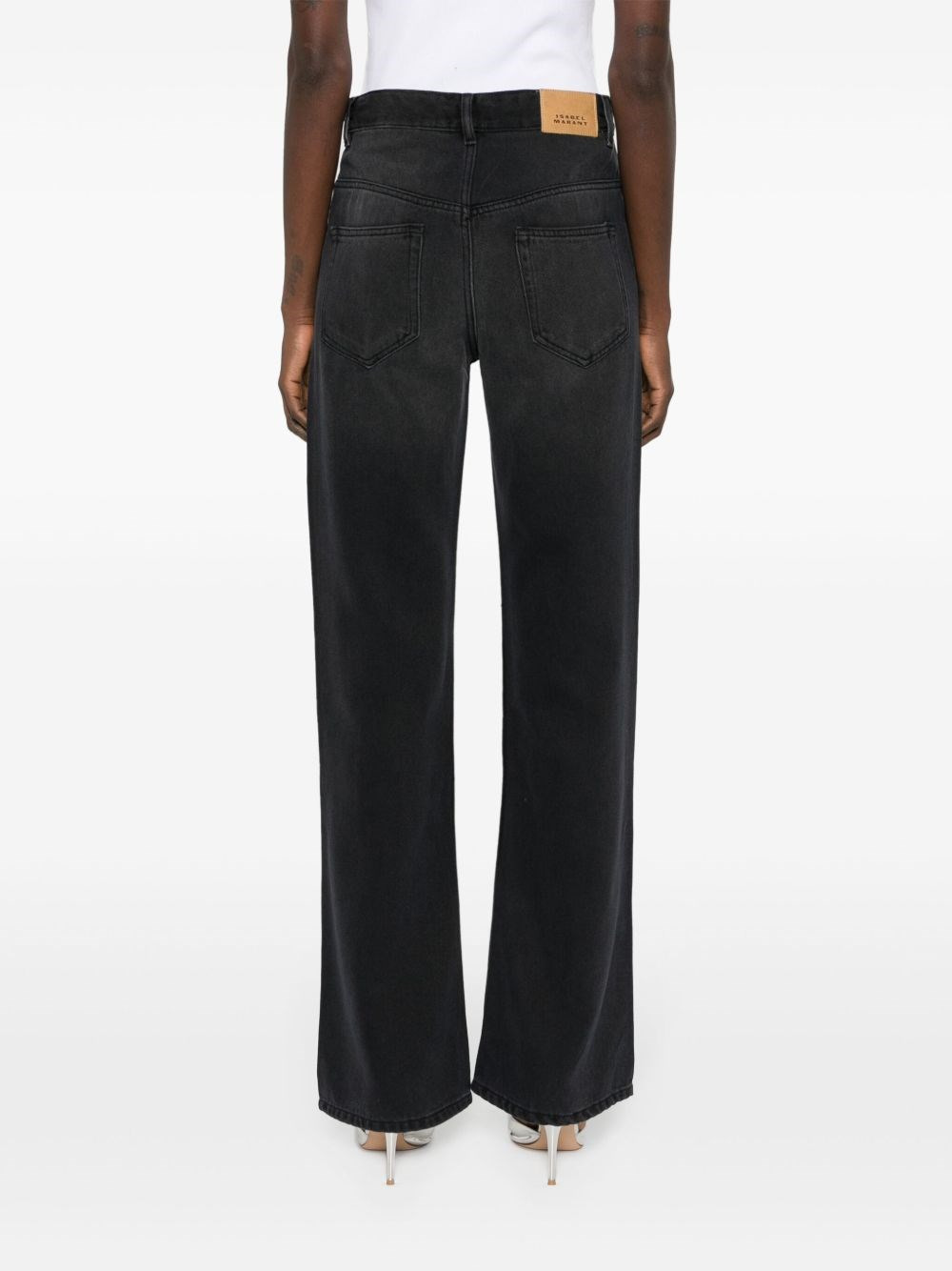 mid-waist jeans - 3