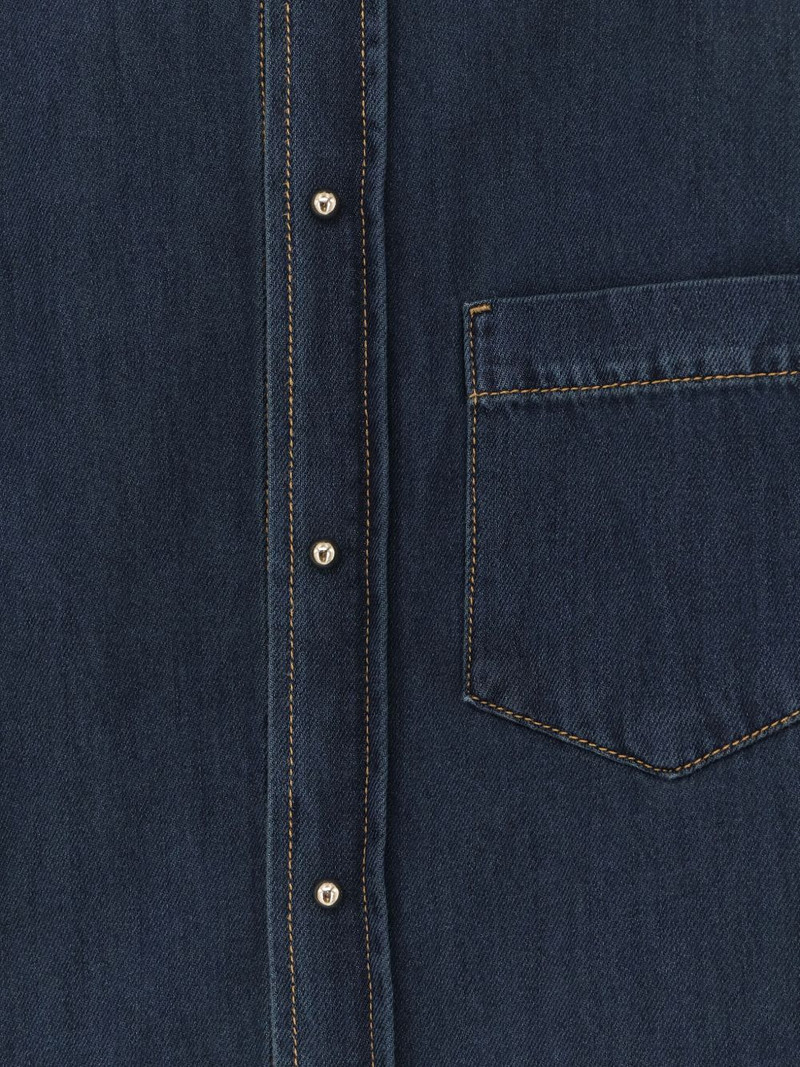 Anne buttoned denim shirt 3