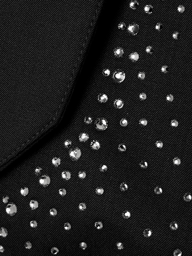Crystal-embellished Twill Bomber Jacket 4