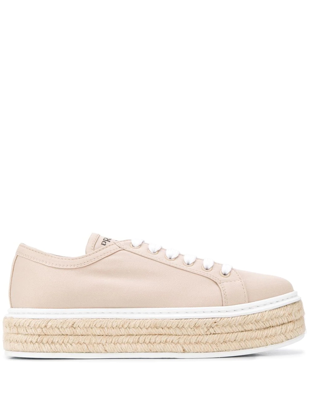 lace-up espadrille sneakers - 1